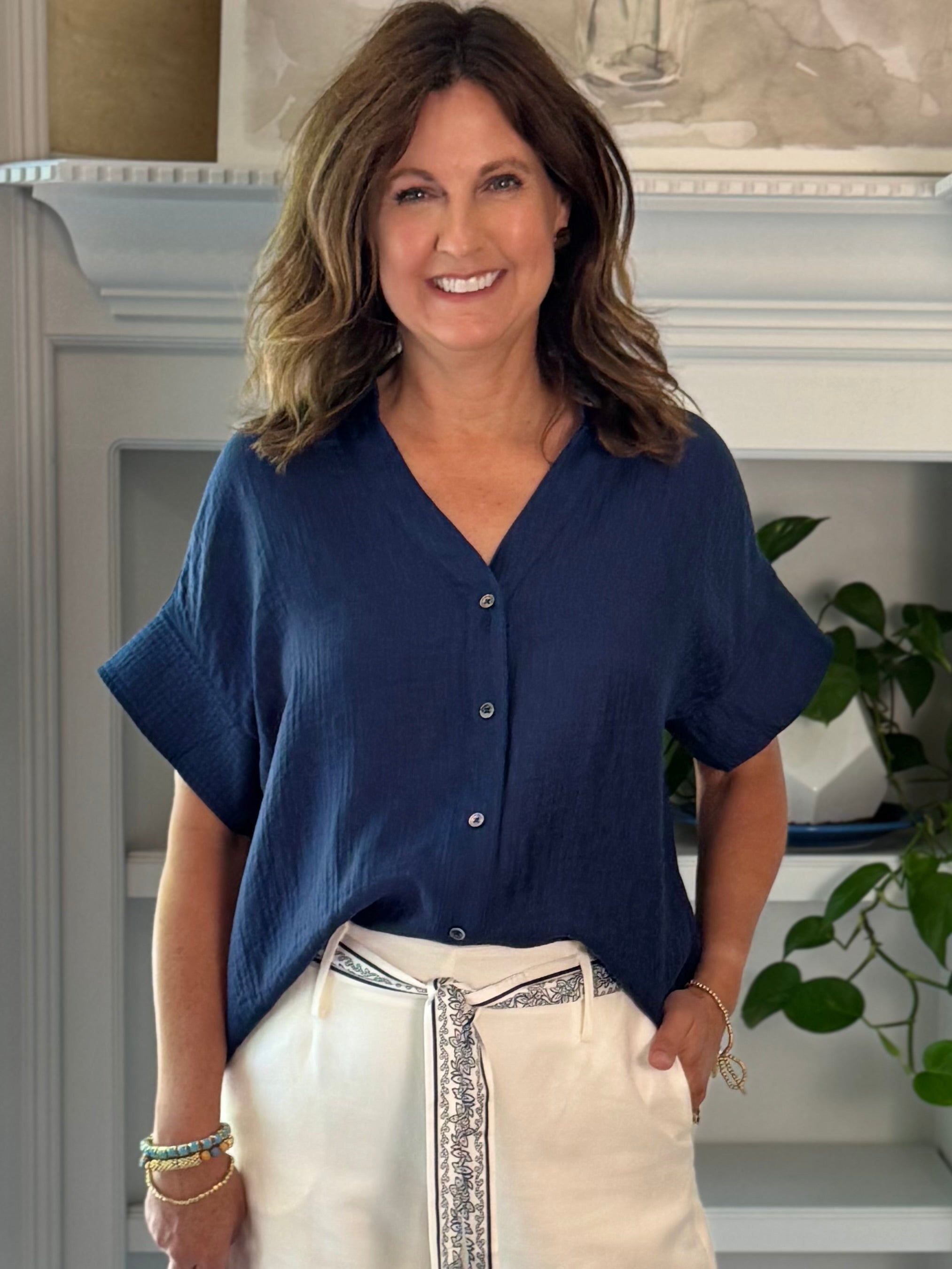 Current Air Tailored Cropped Wide Leg Pants