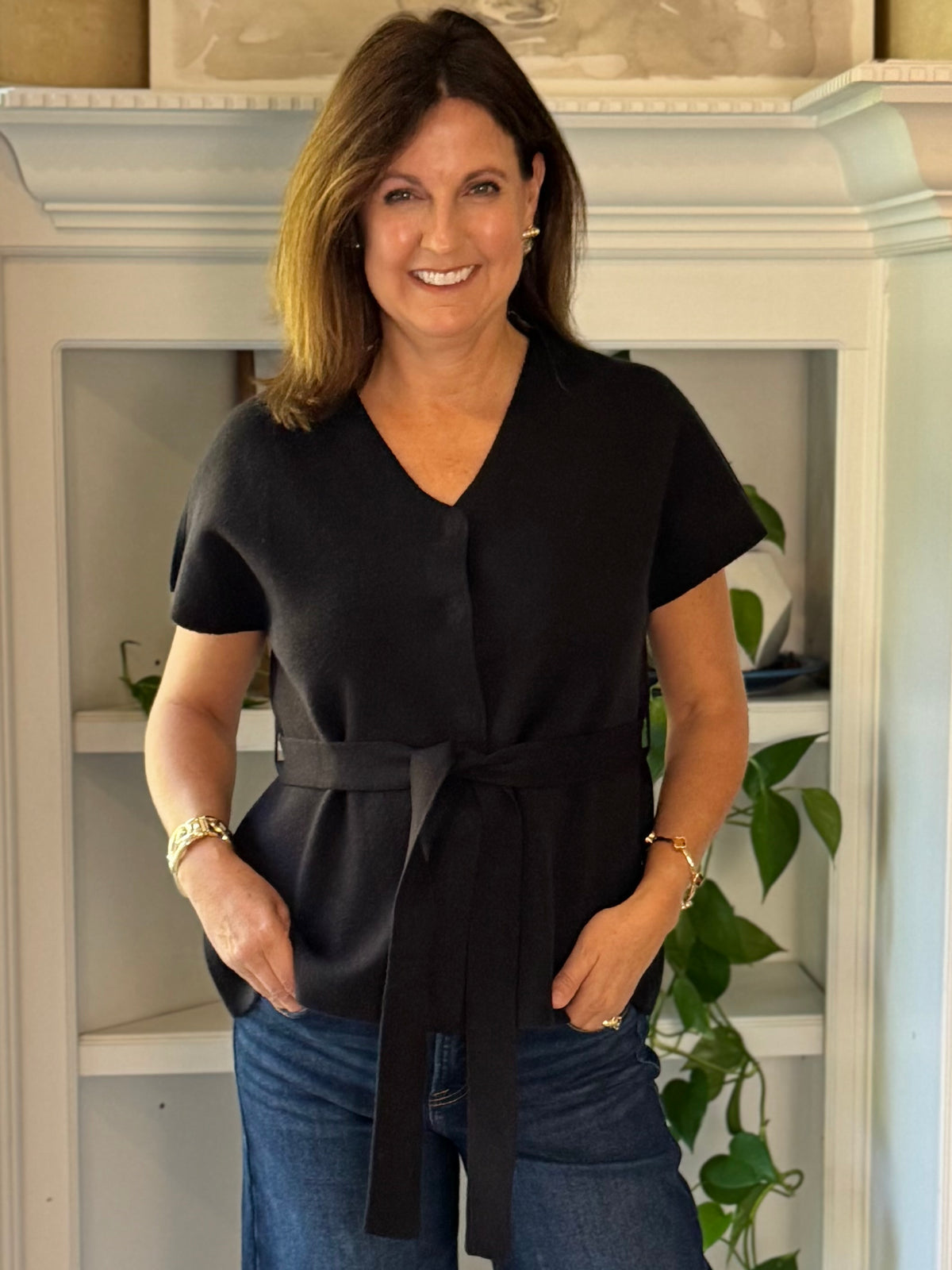 Simply Stunning Tie Waist Sweater