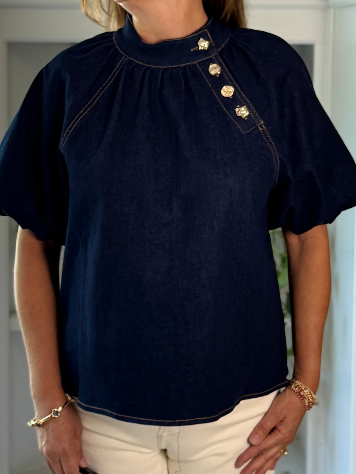 THML Signature Top - Luxe Denim