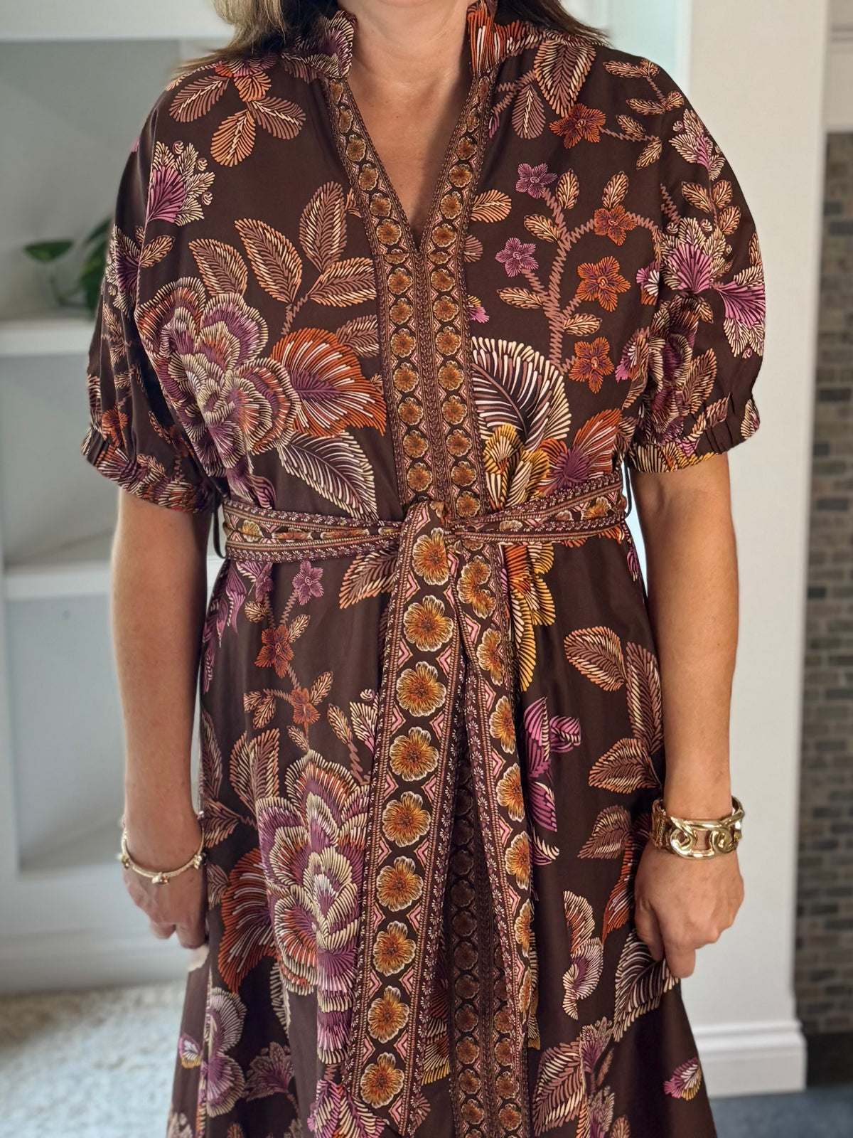 Fall for Me Floral Midi Dress