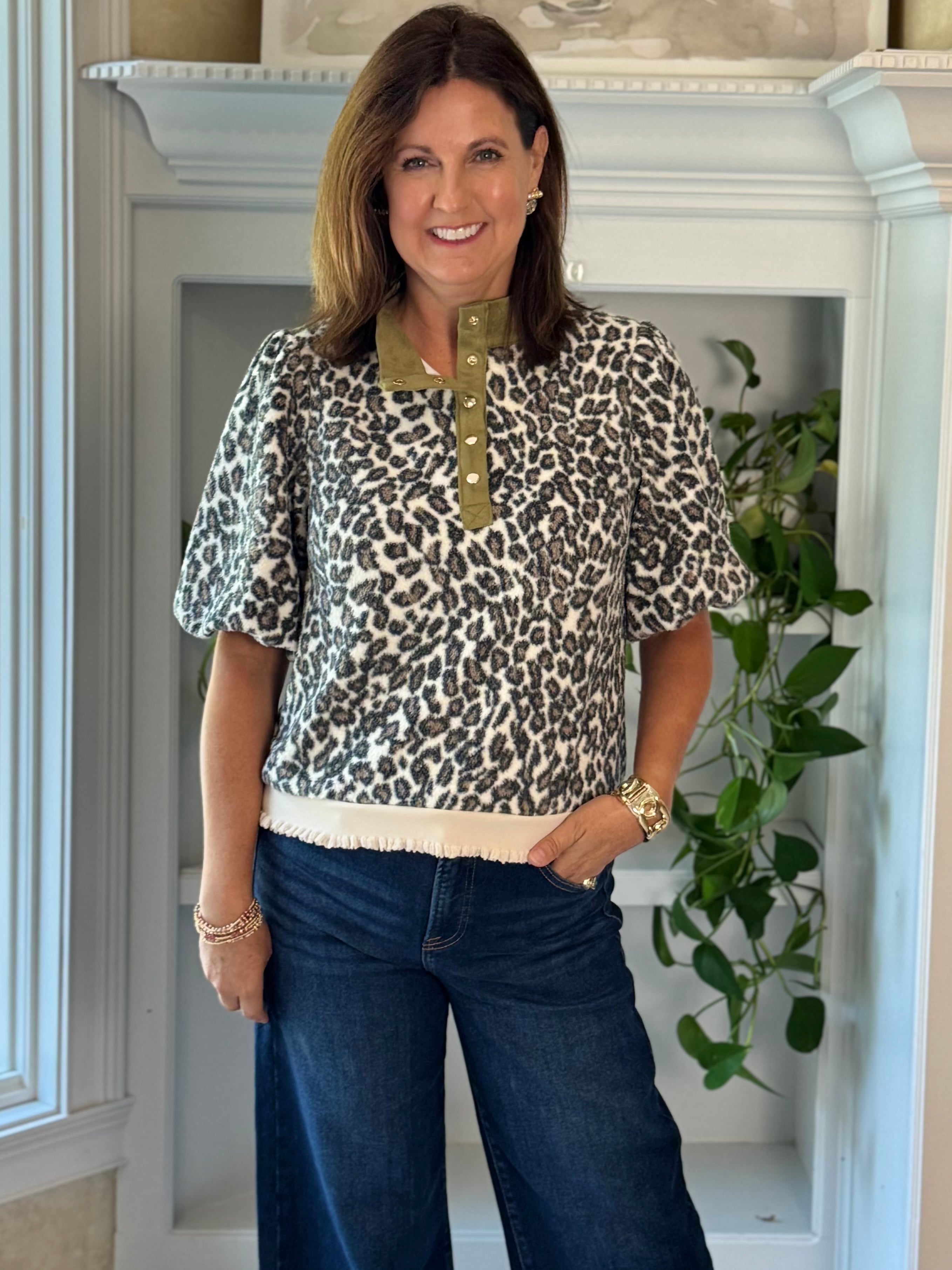 Wildly Charming Contrast Top