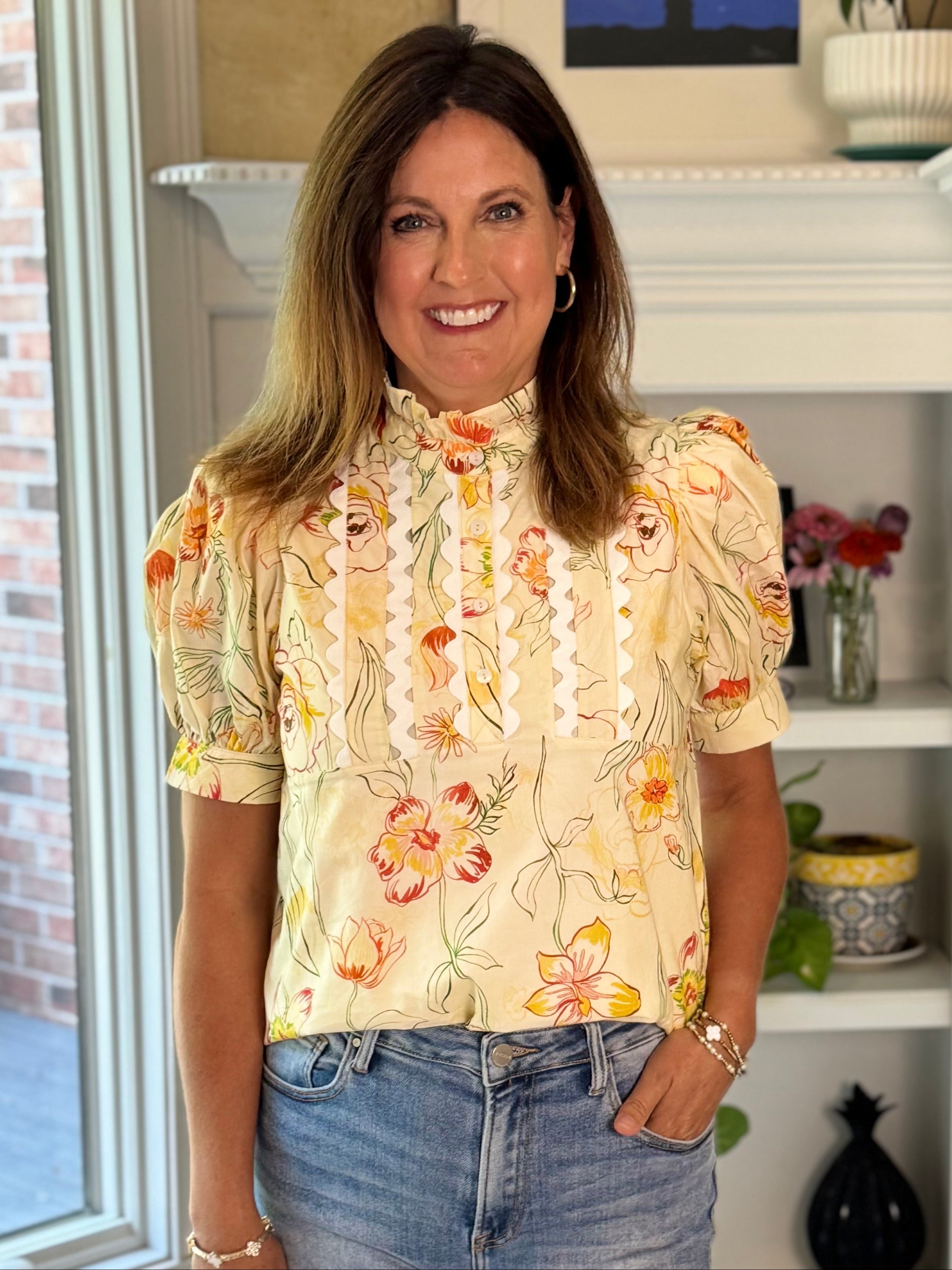 Floral Glow Top