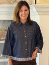 Fringe & Fabulous Denim Top