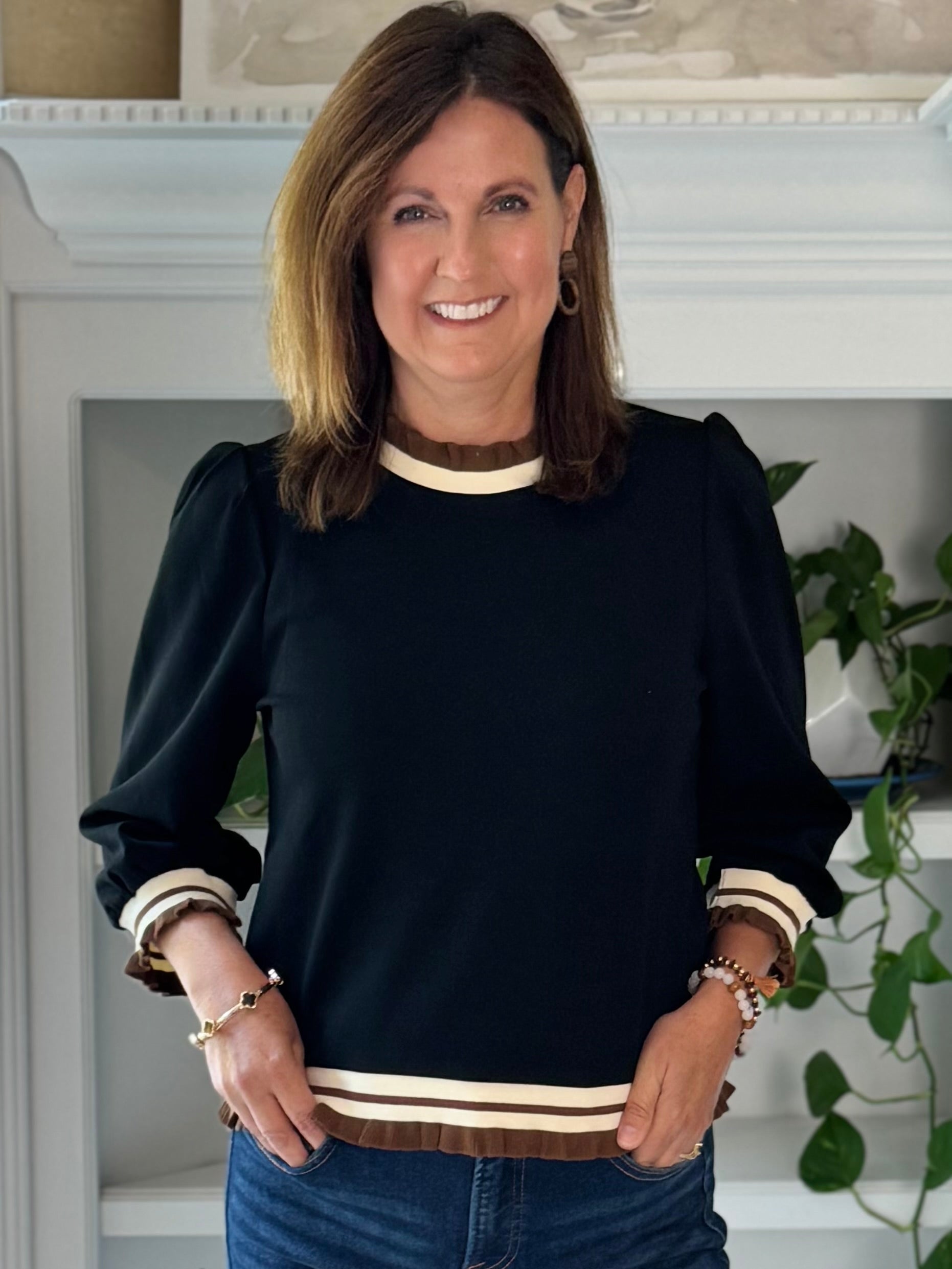 Preppy with a Twist Top