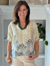 Olive Grove Print Top