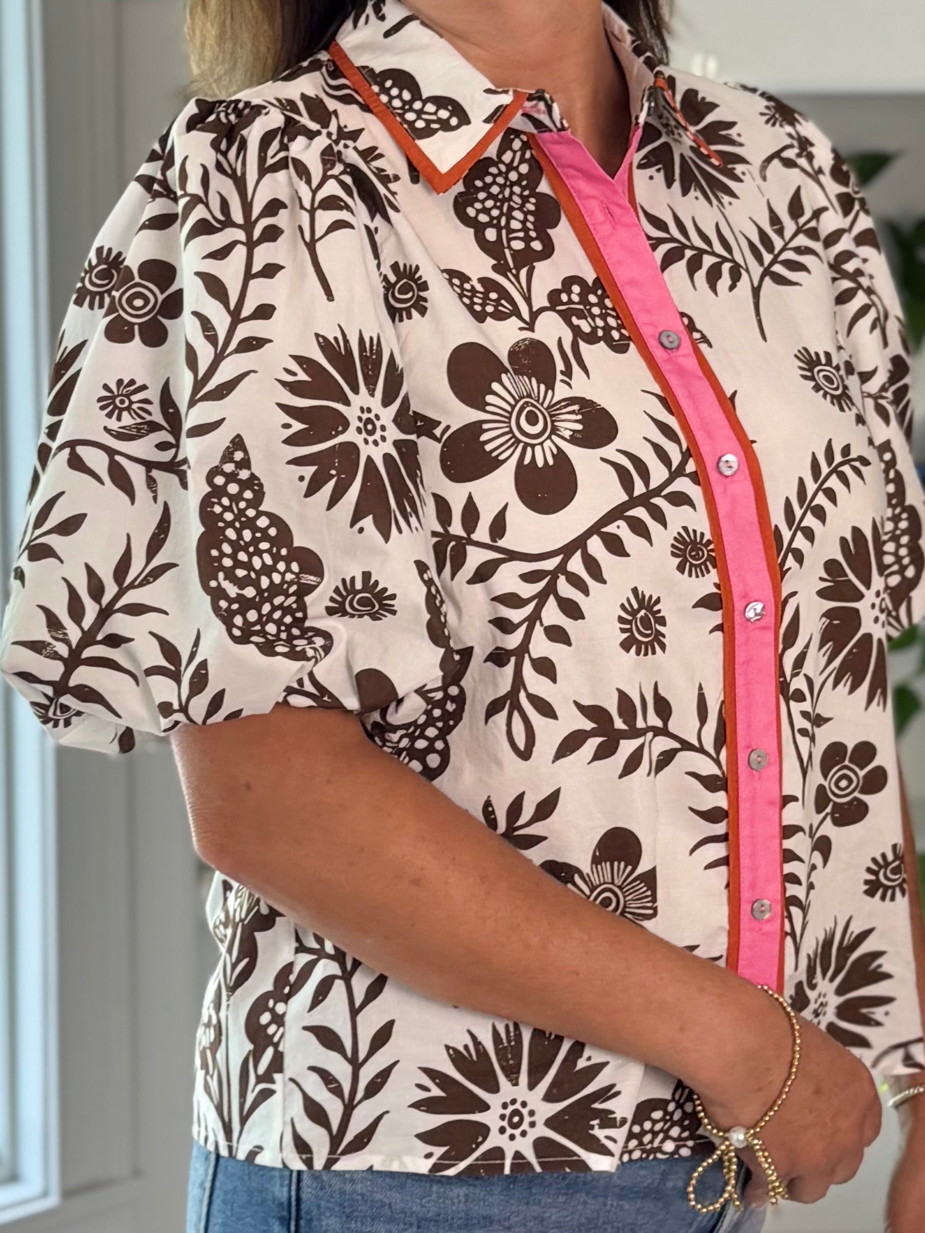 THML Sweet & Bold Contrast Top
