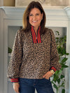 Wild Streak Contrast Top