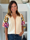 THML Festival Embroidered Top