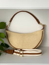Half Moon Straw Bag