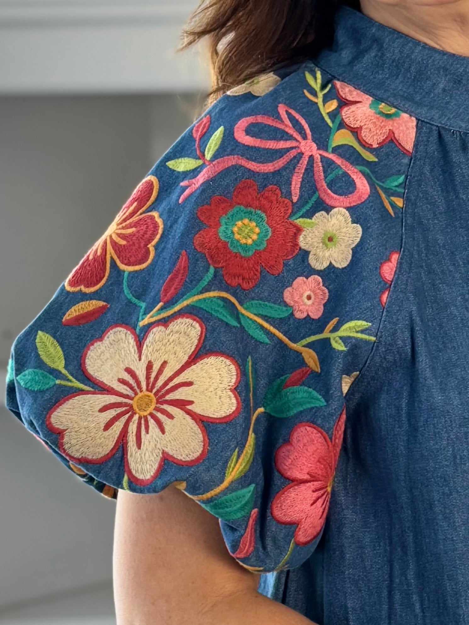 THML Gallery Embroidered Top