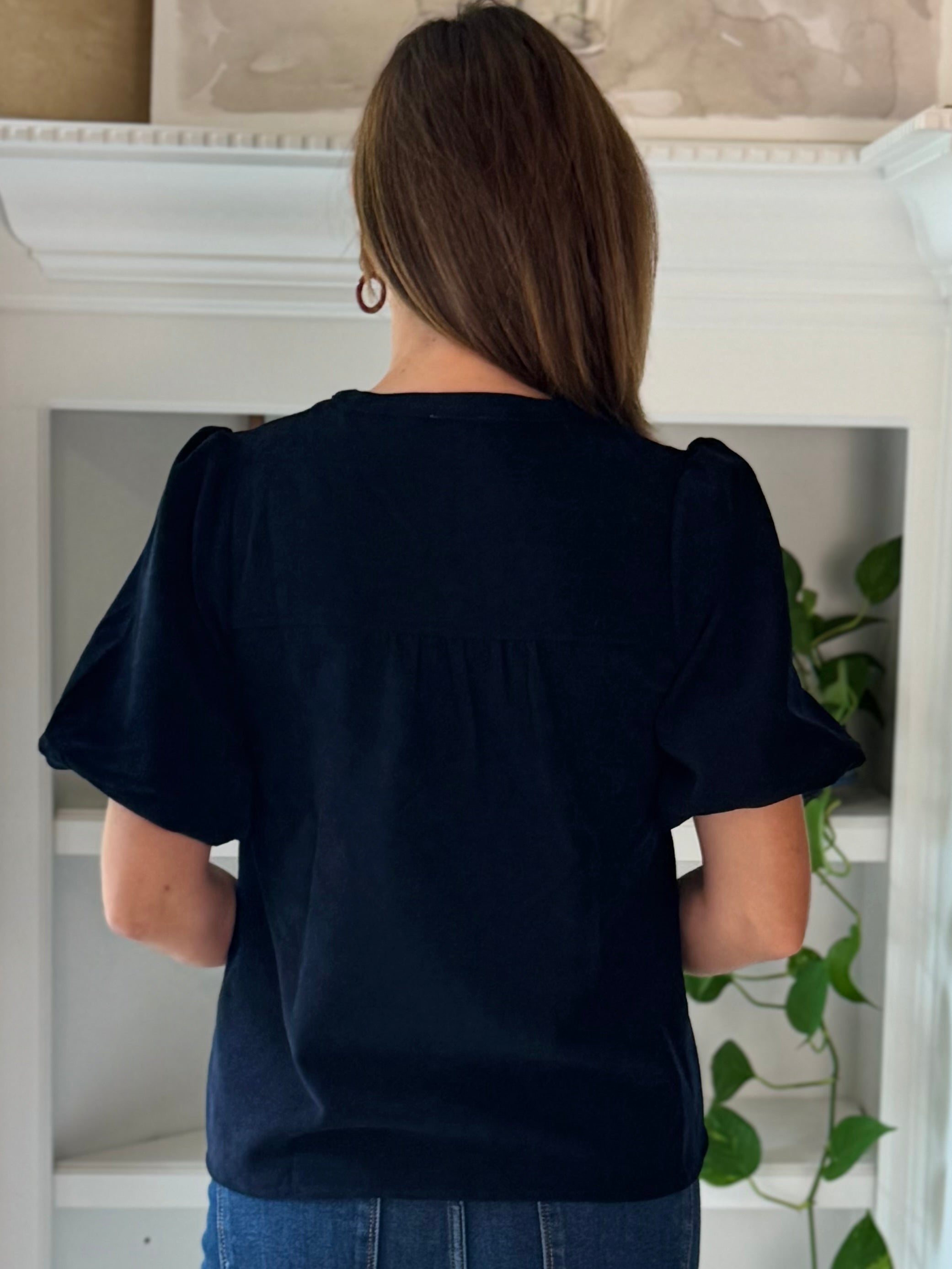 Talk of the Tassel Embroidered Top
