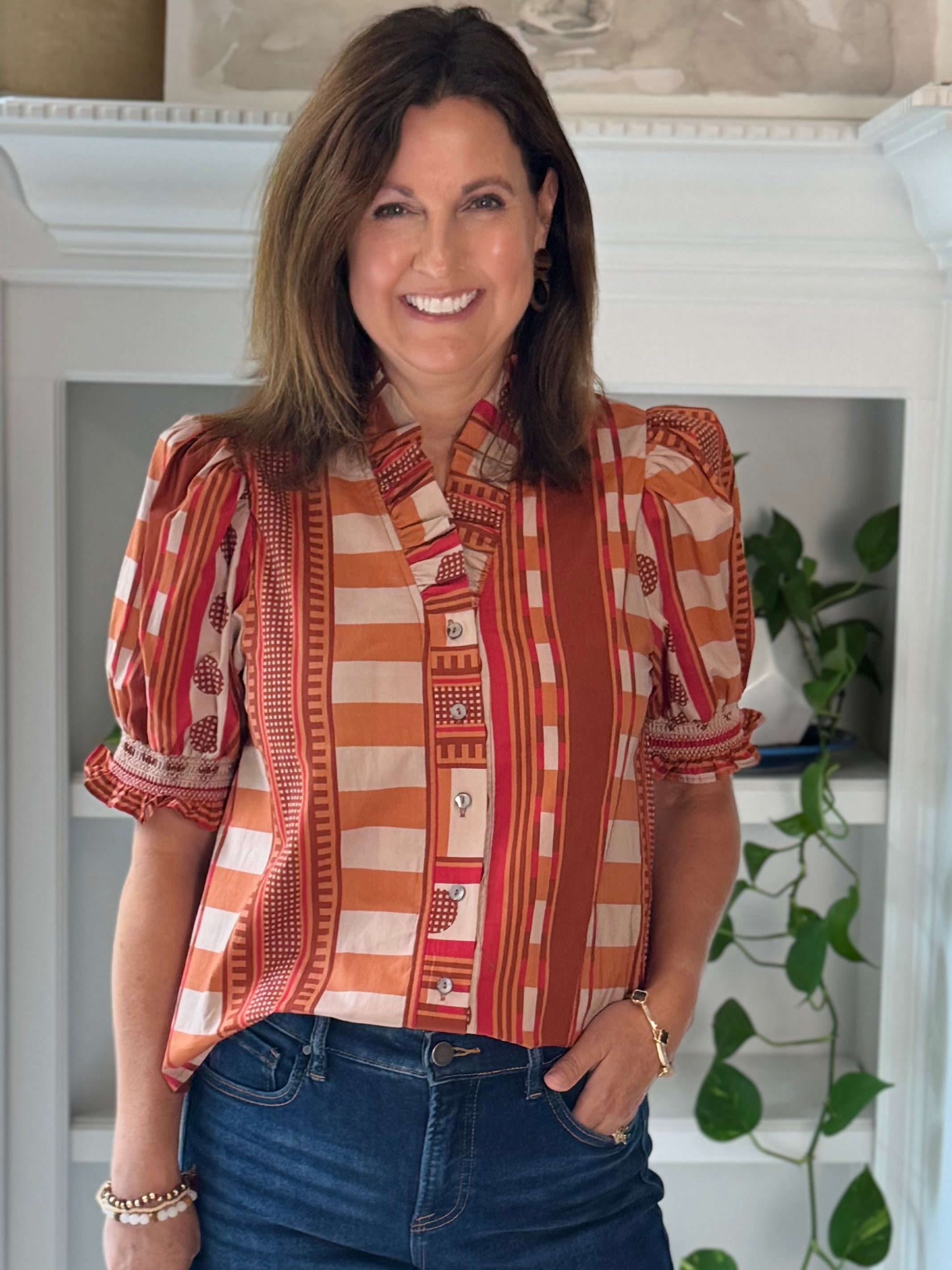 Mix It Up Print Top