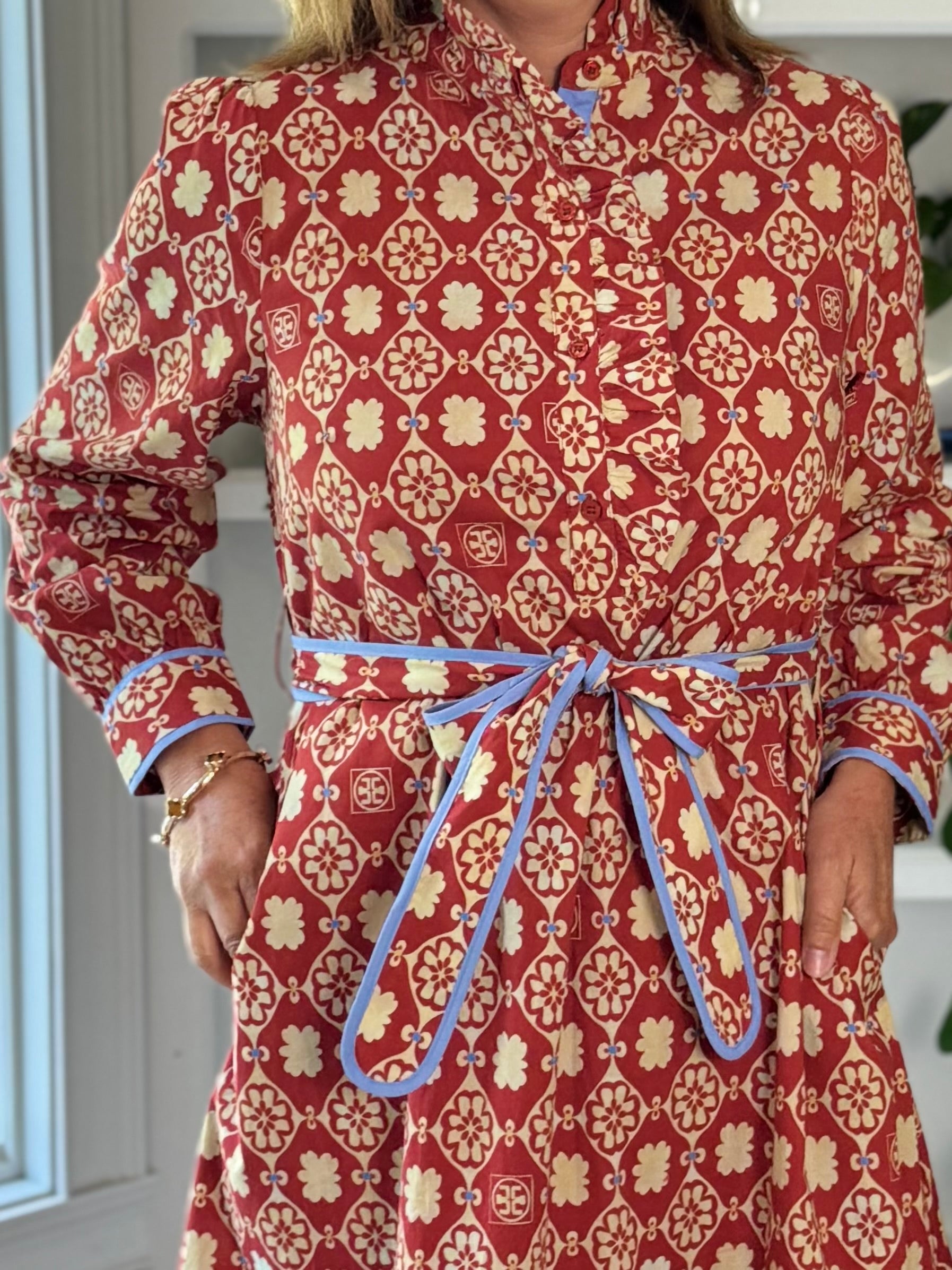 Season to Remember Print Midi Dress