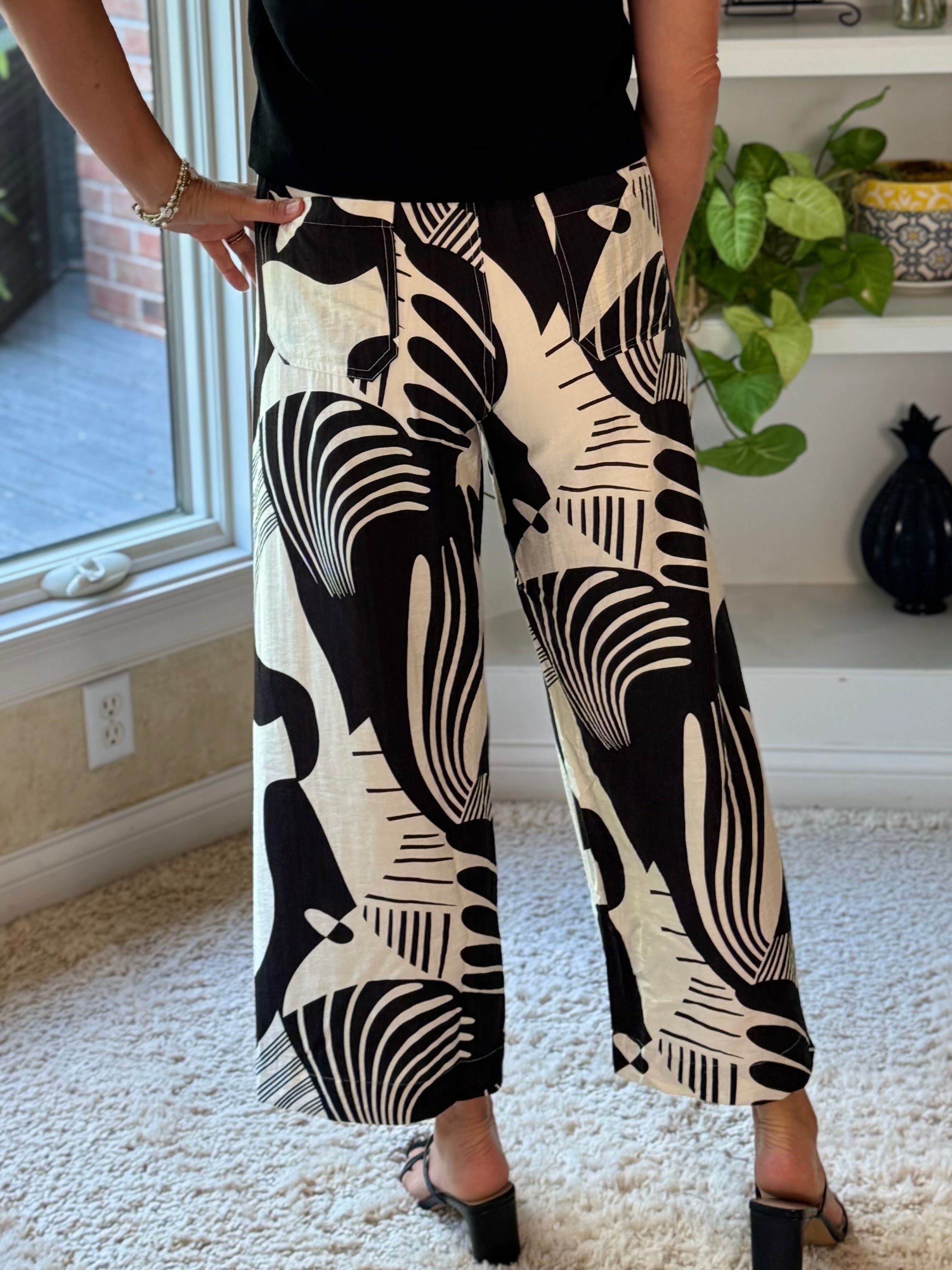 Ink & Ivory Wide Leg Pants