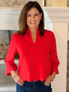 Simply Striking Scalloped Top