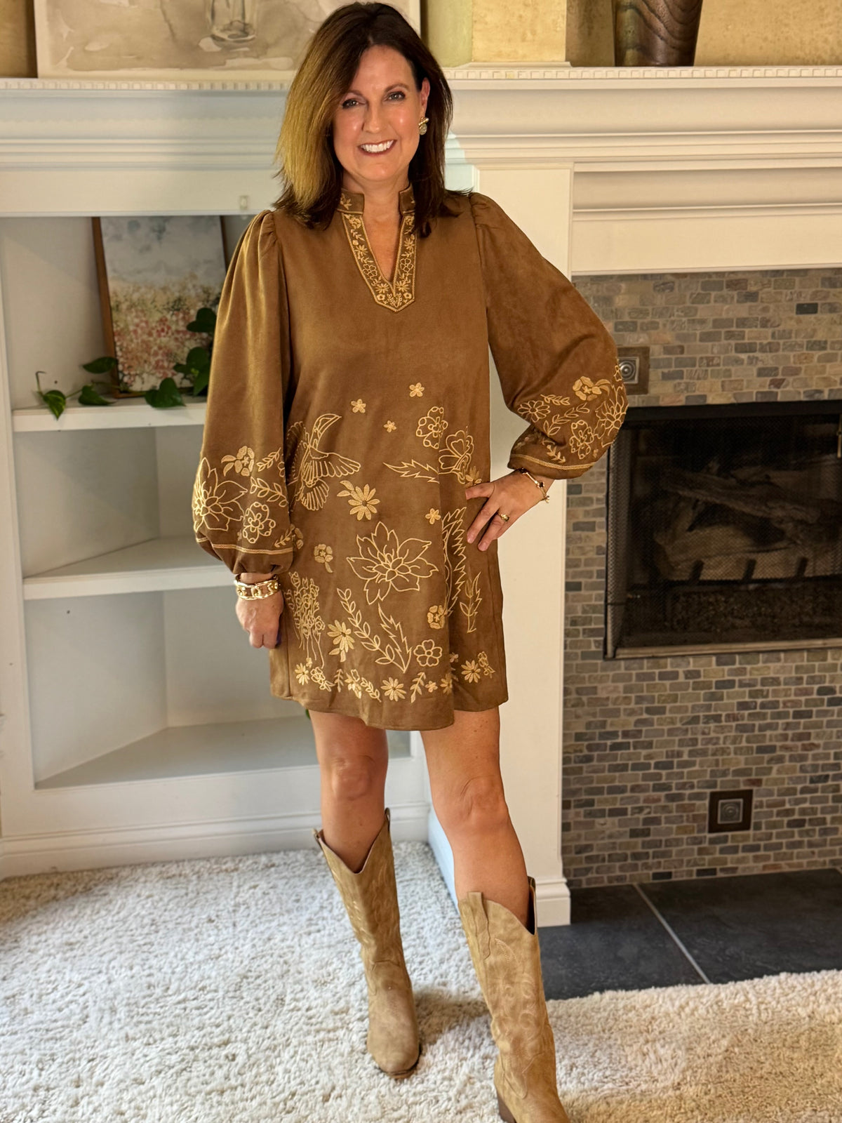 Artfully Yours Embroidered Dress
