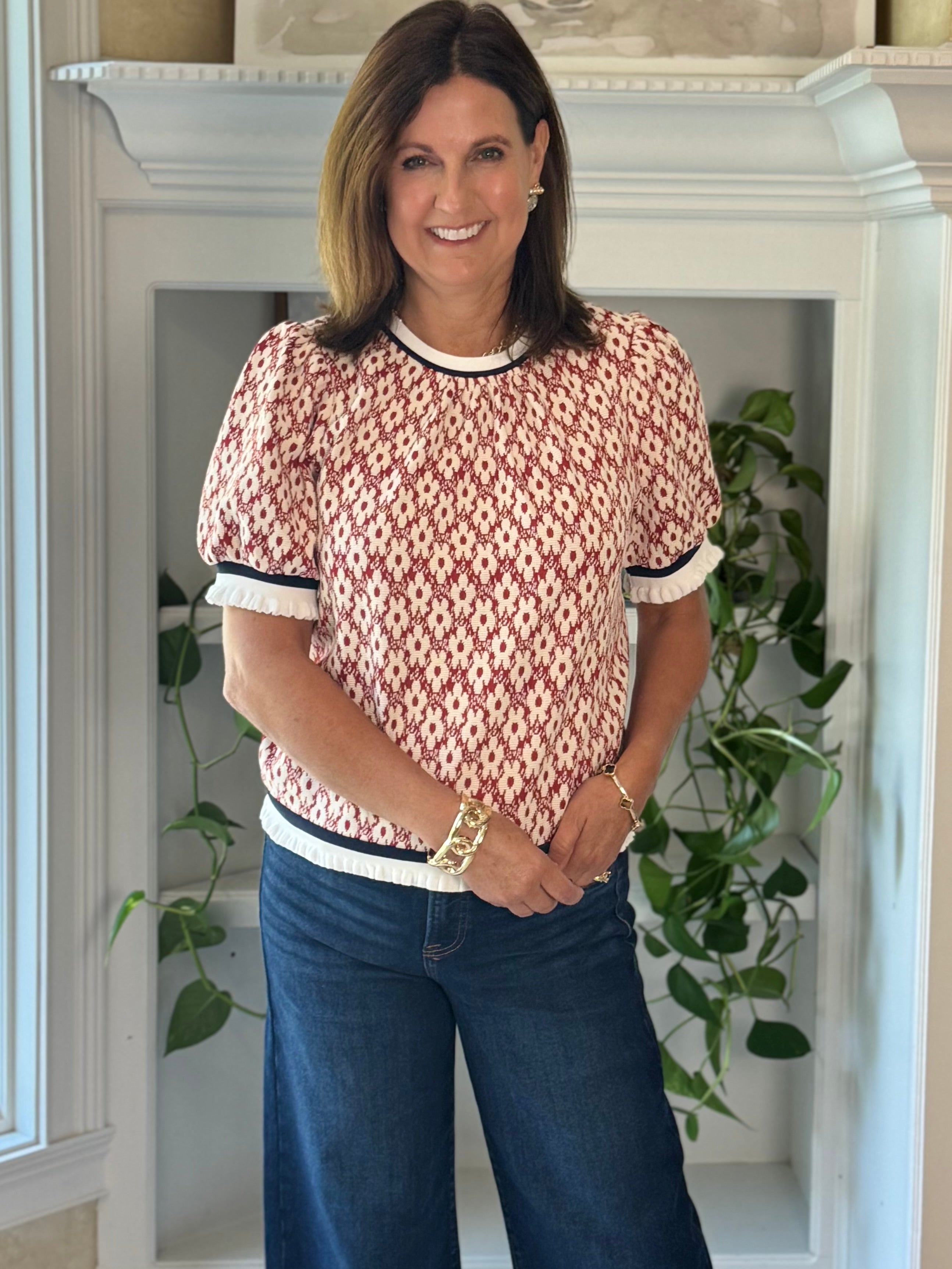 Fresh Perspective Contrast Top