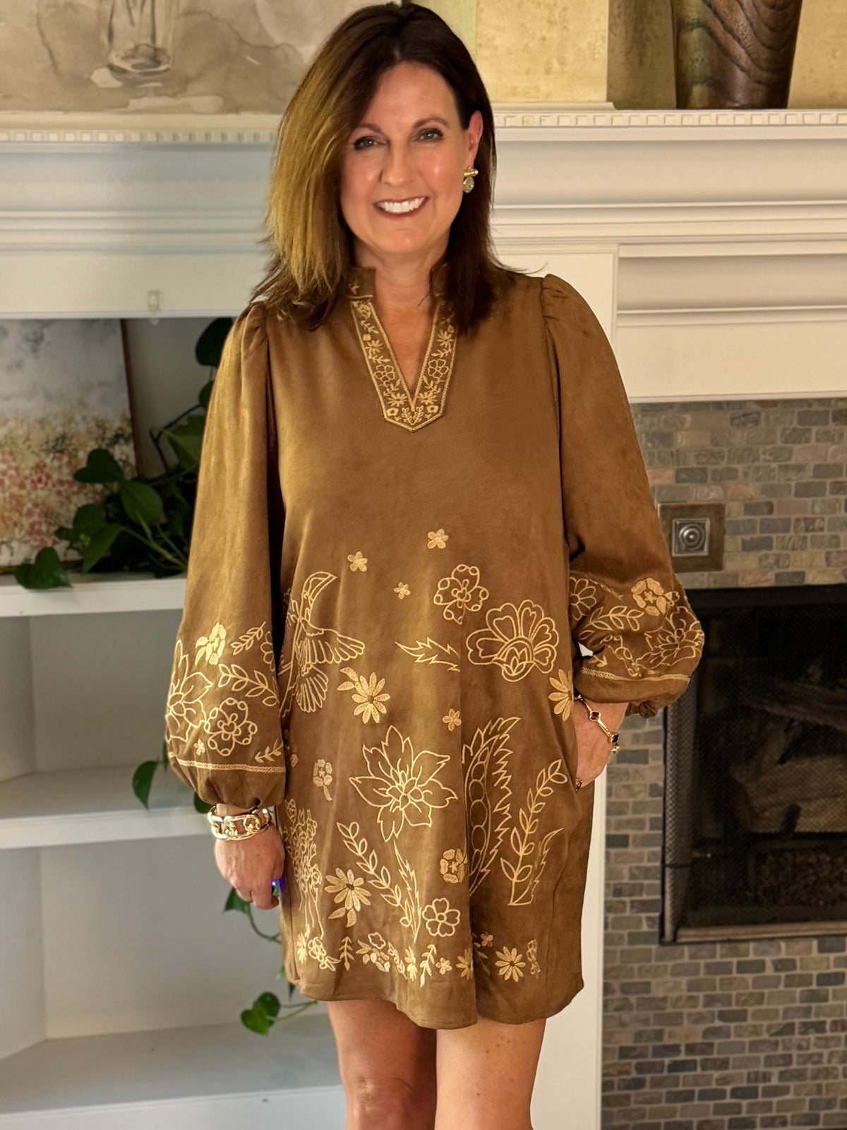 Artfully Yours Embroidered Dress