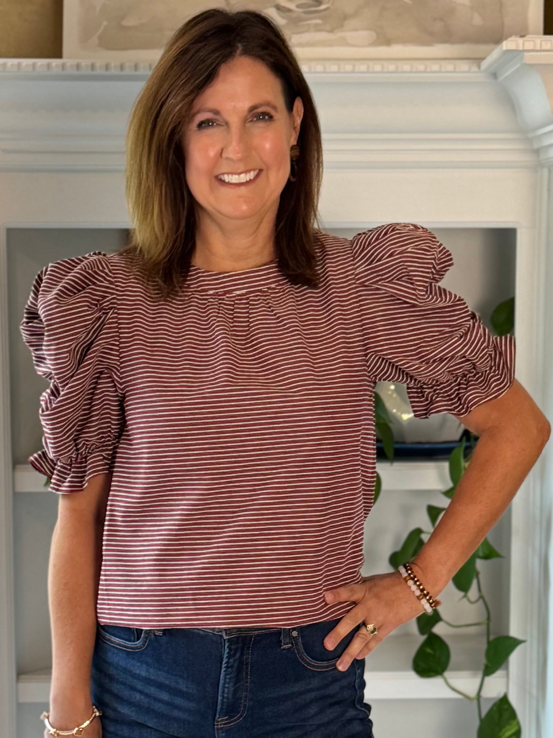 Stripe a Pose Top