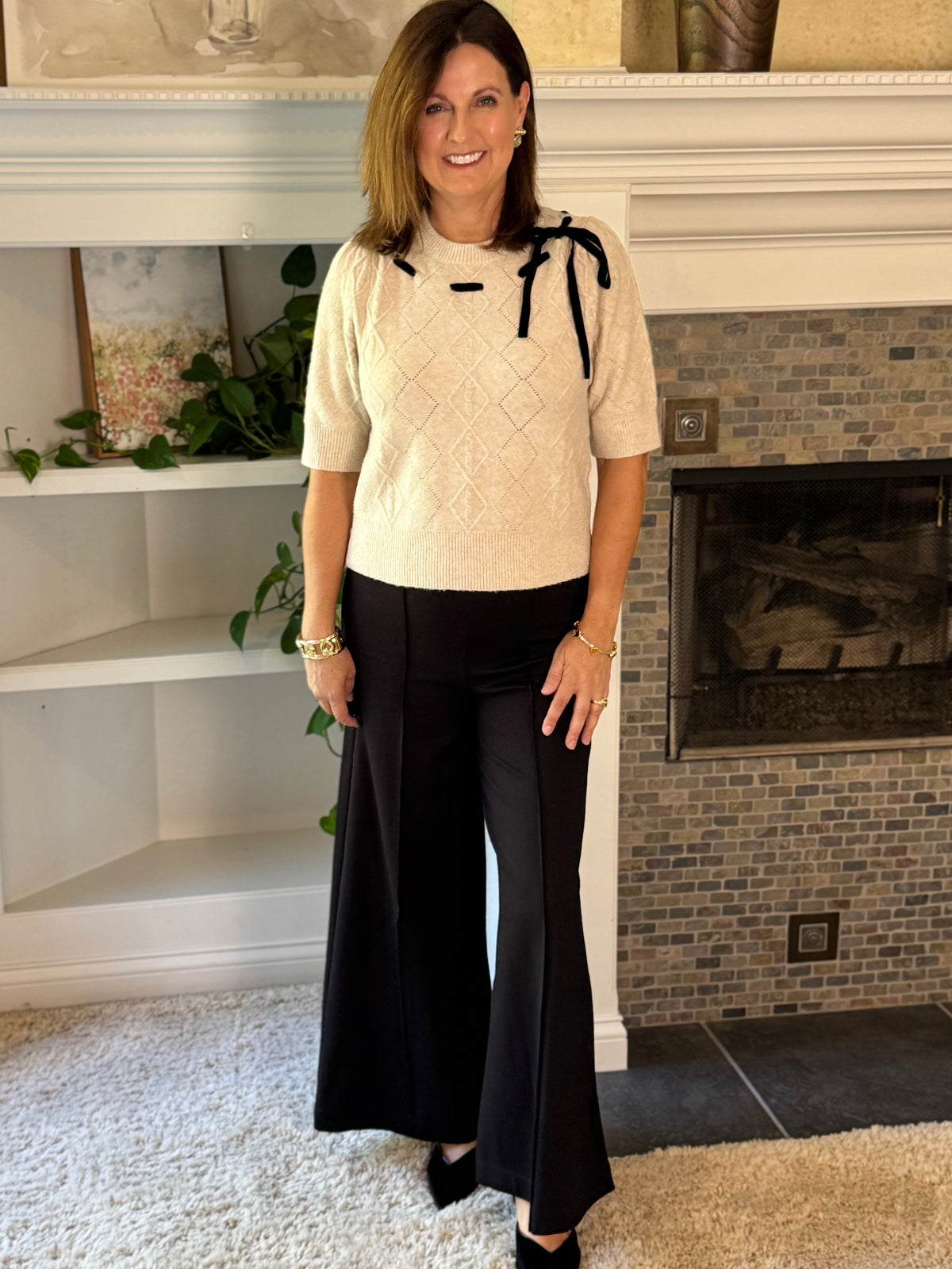 Current Air Simply Chic High Rise Flare Ankle Pants