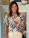 Blue Crush Tassel Top