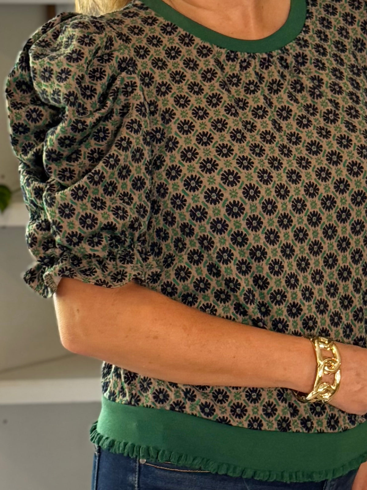 Small Wonders Print Knit Top