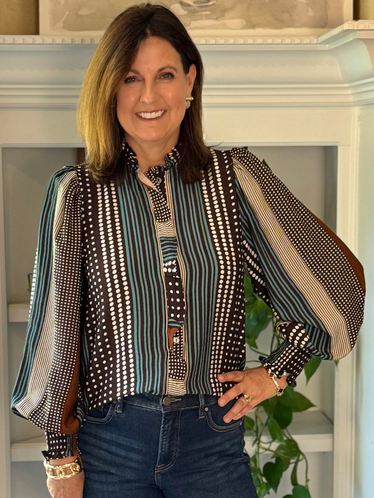 Perfectly Unpredictable Blouse