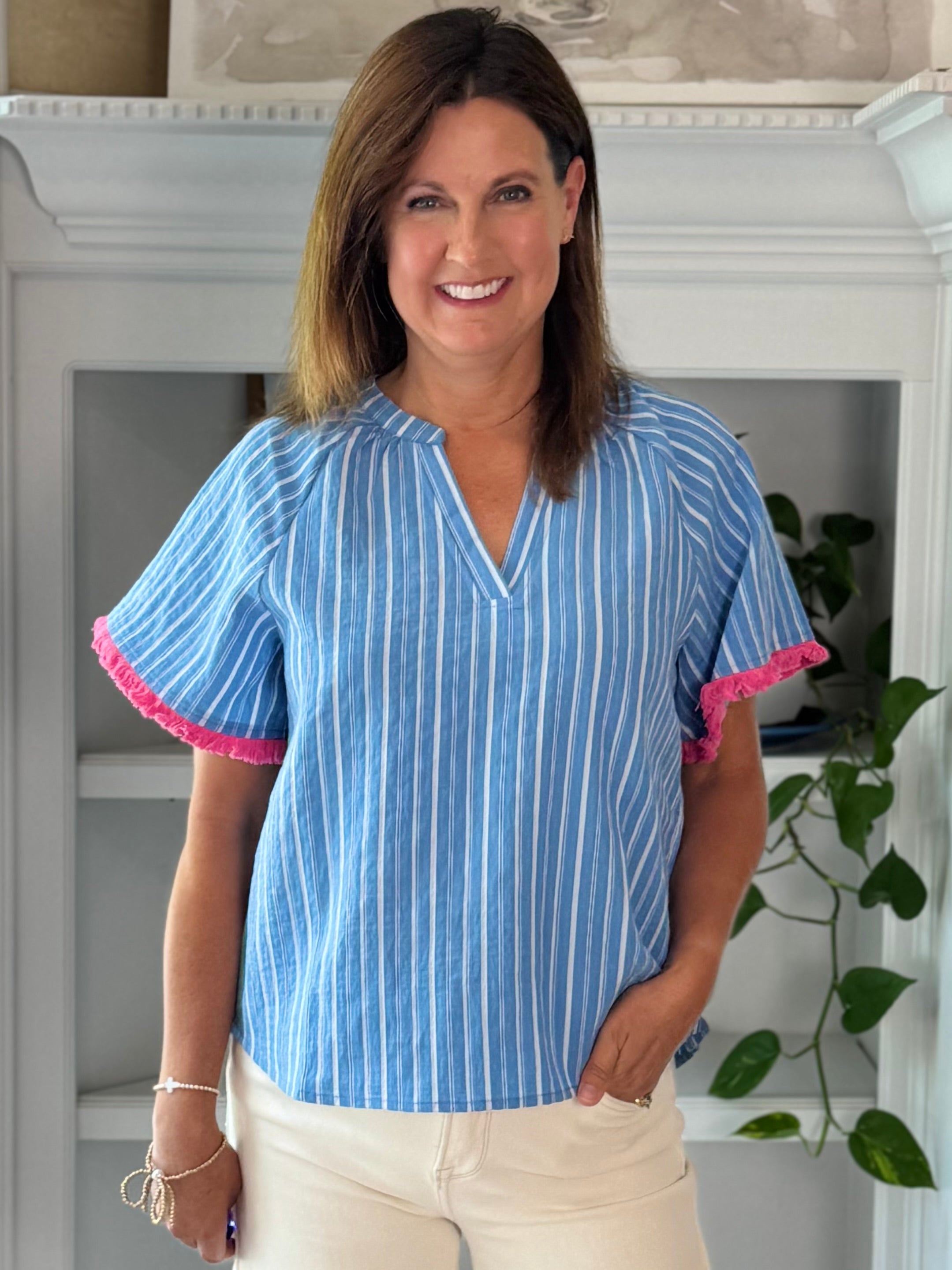 Pretty in Fringe Blouse