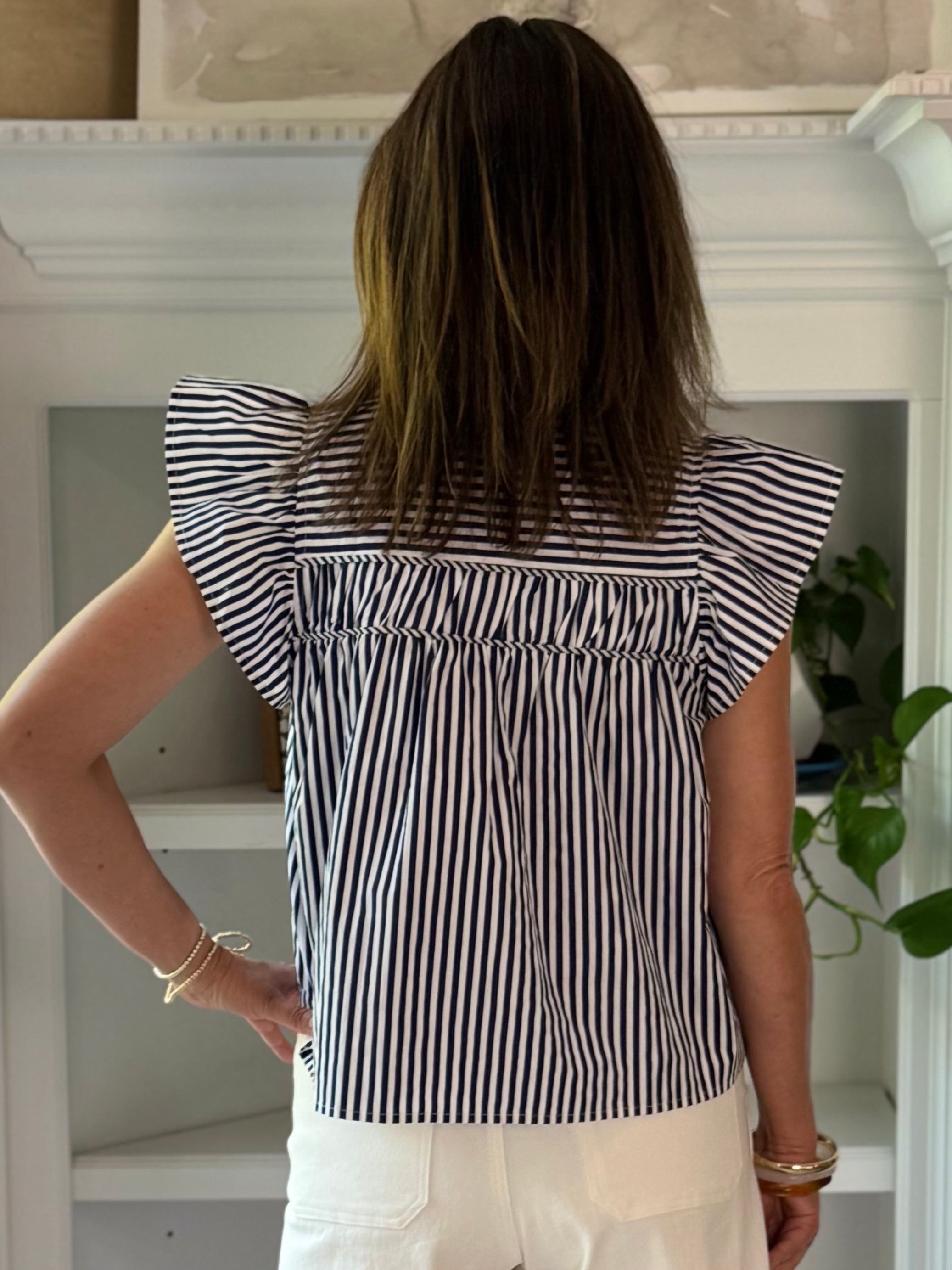 Standout Details Striped Top