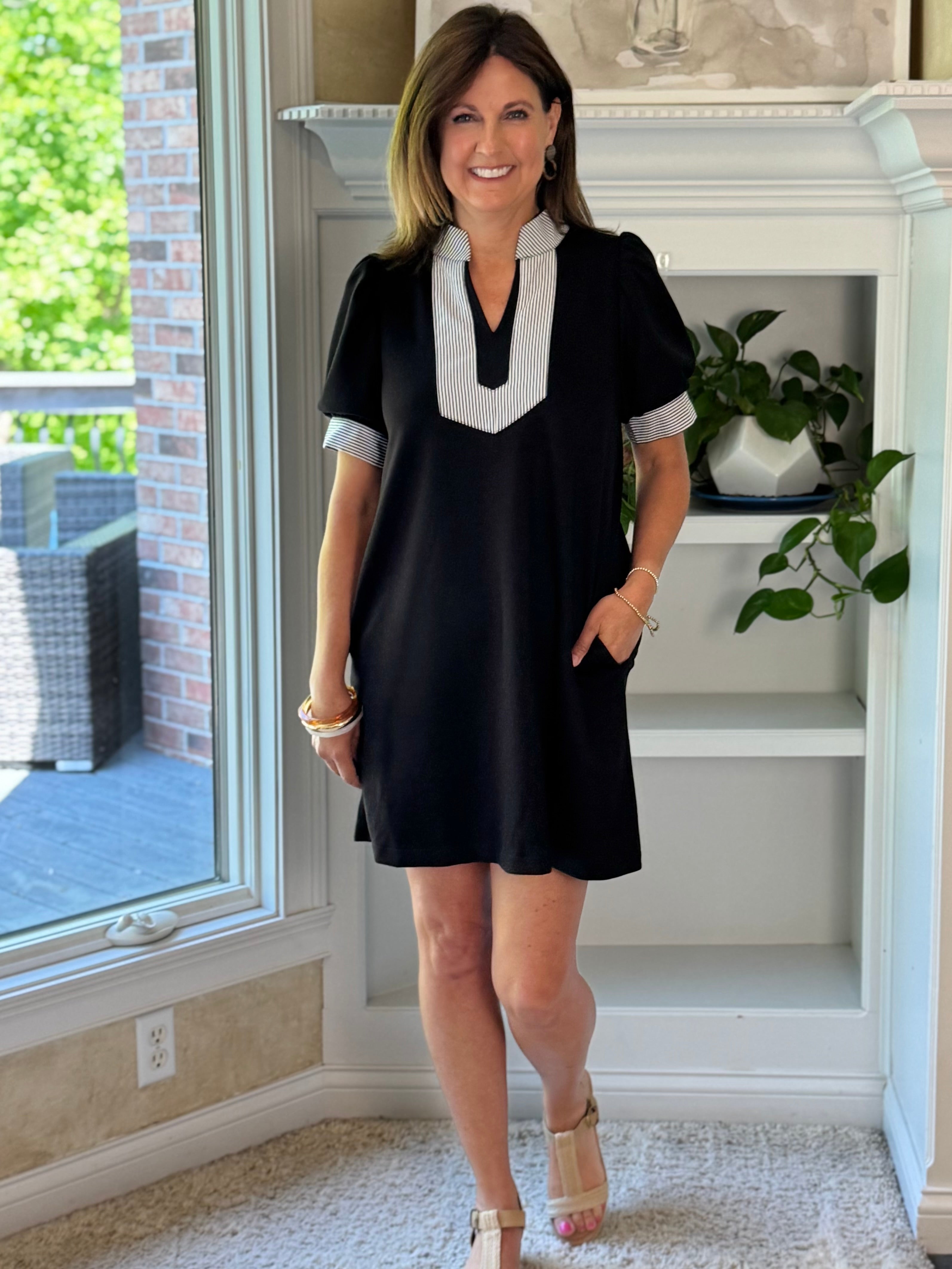 Timeless Contrast Dress