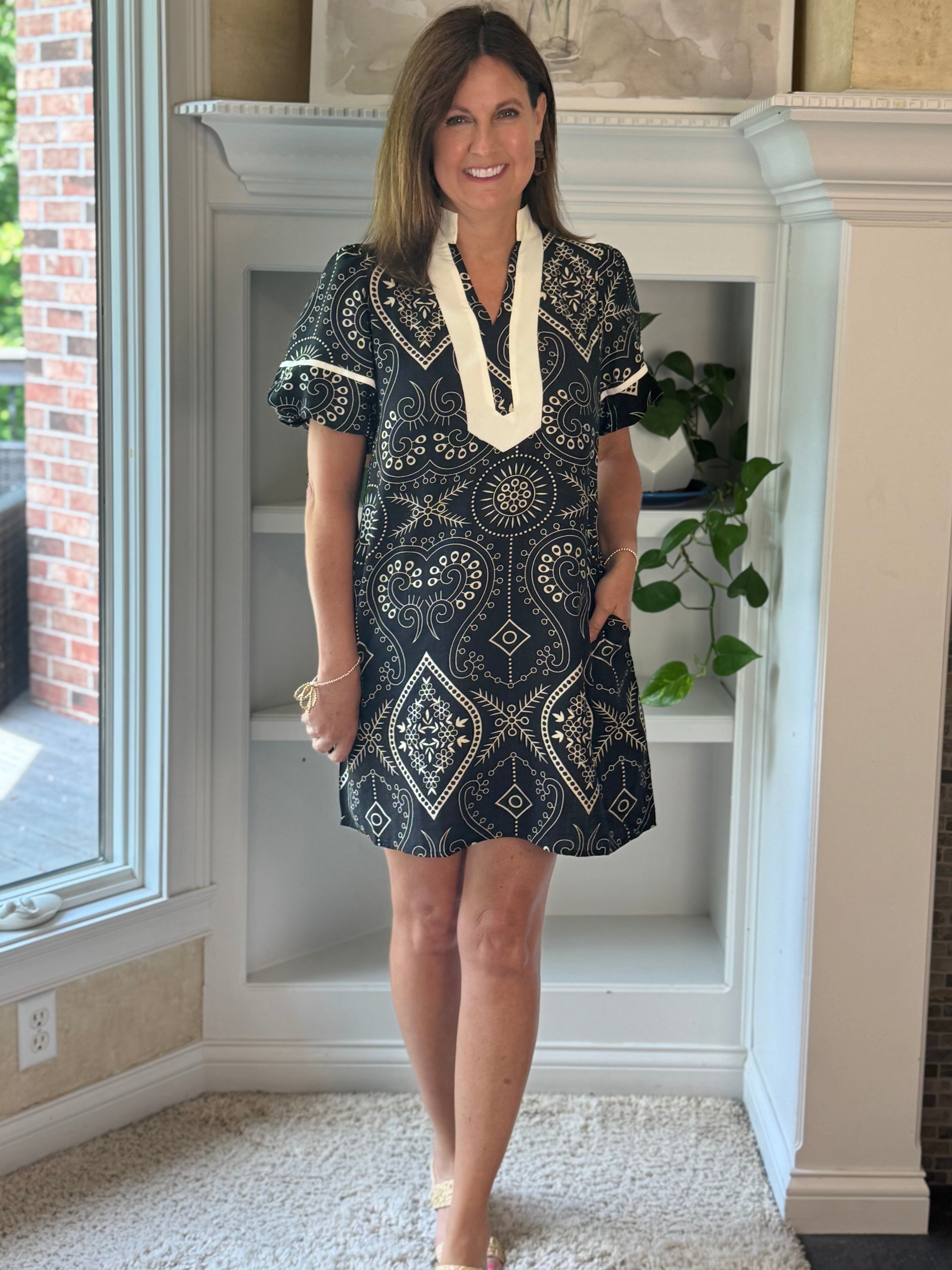 Midnight Mosaic Dress