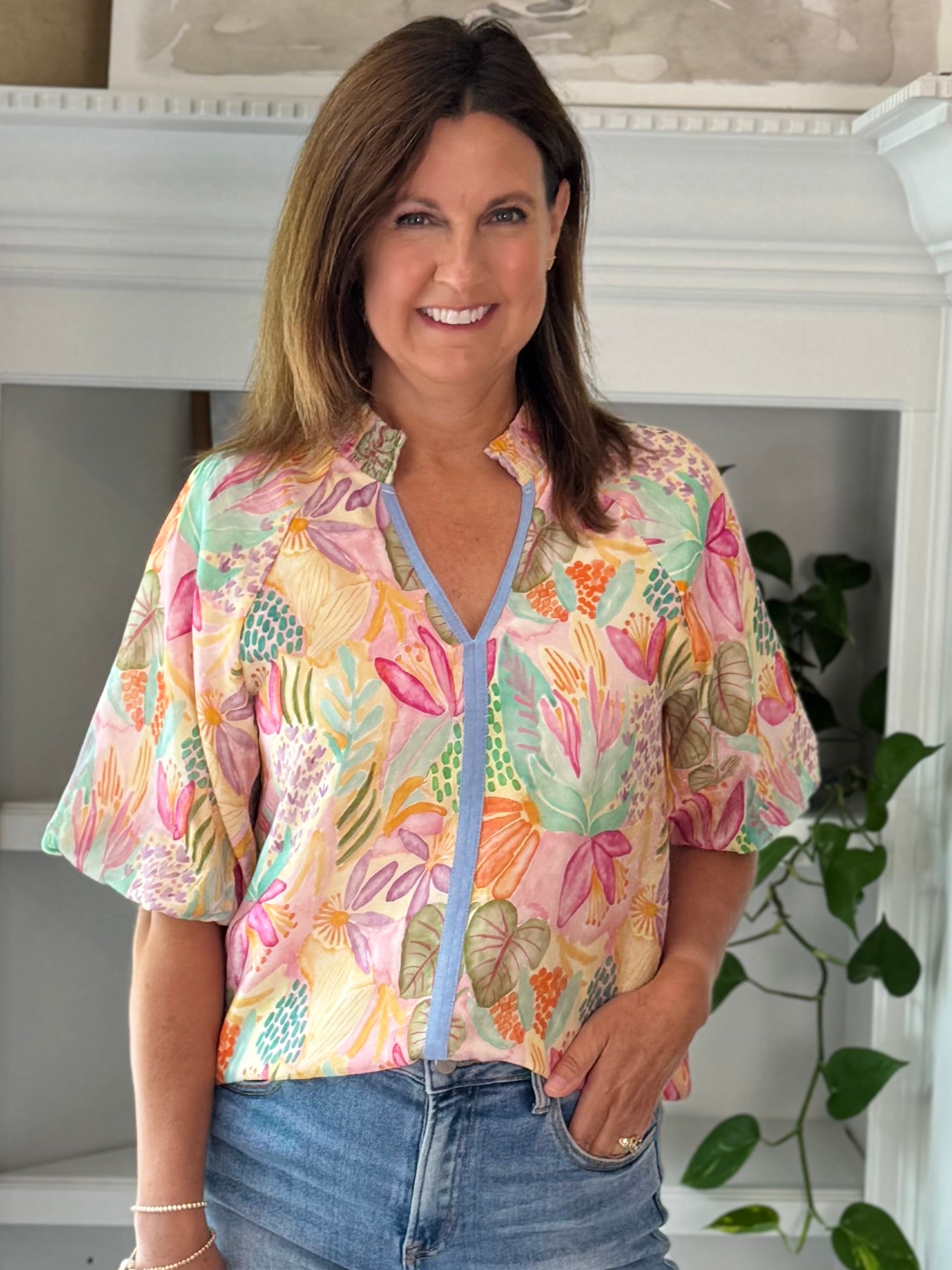 THML Palm Paradise Top