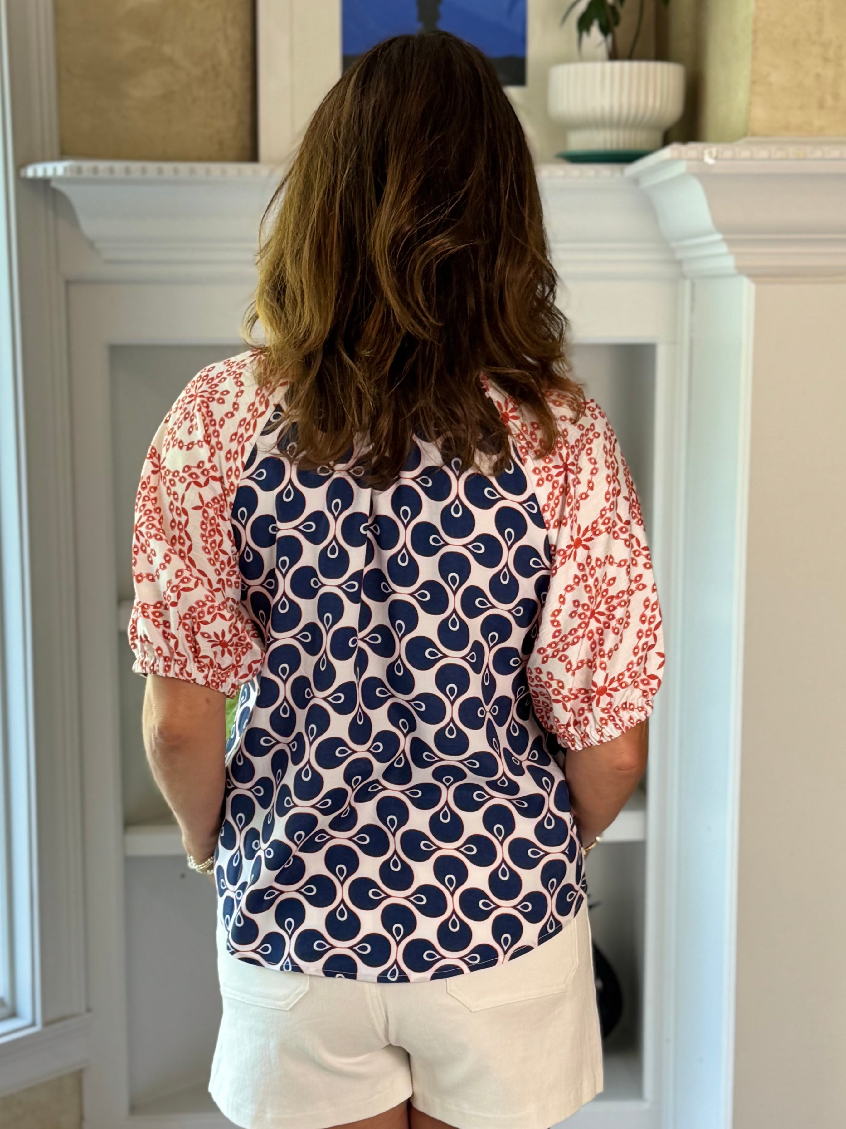 Bold & Bright Print Top
