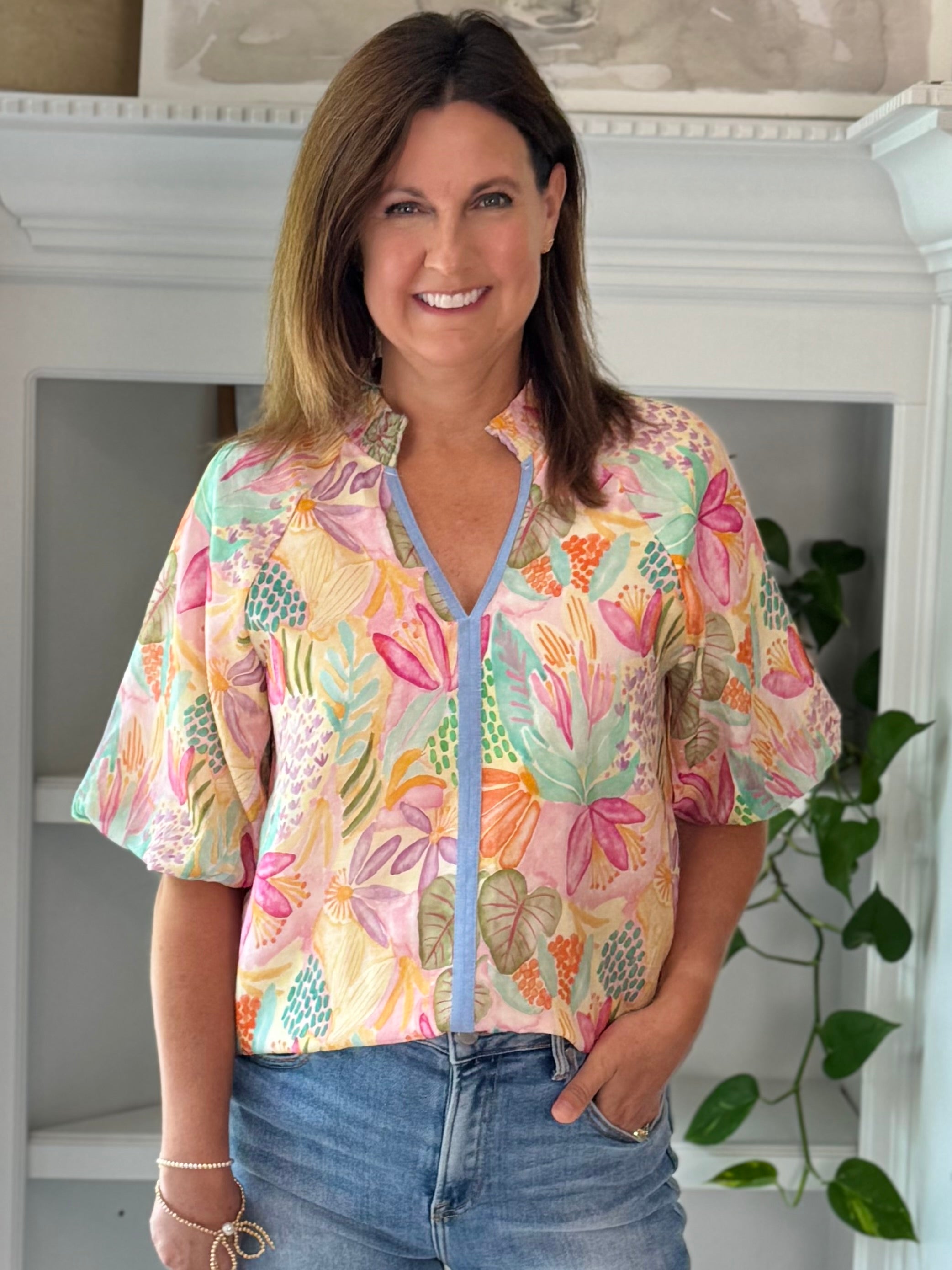 THML Palm Paradise Top