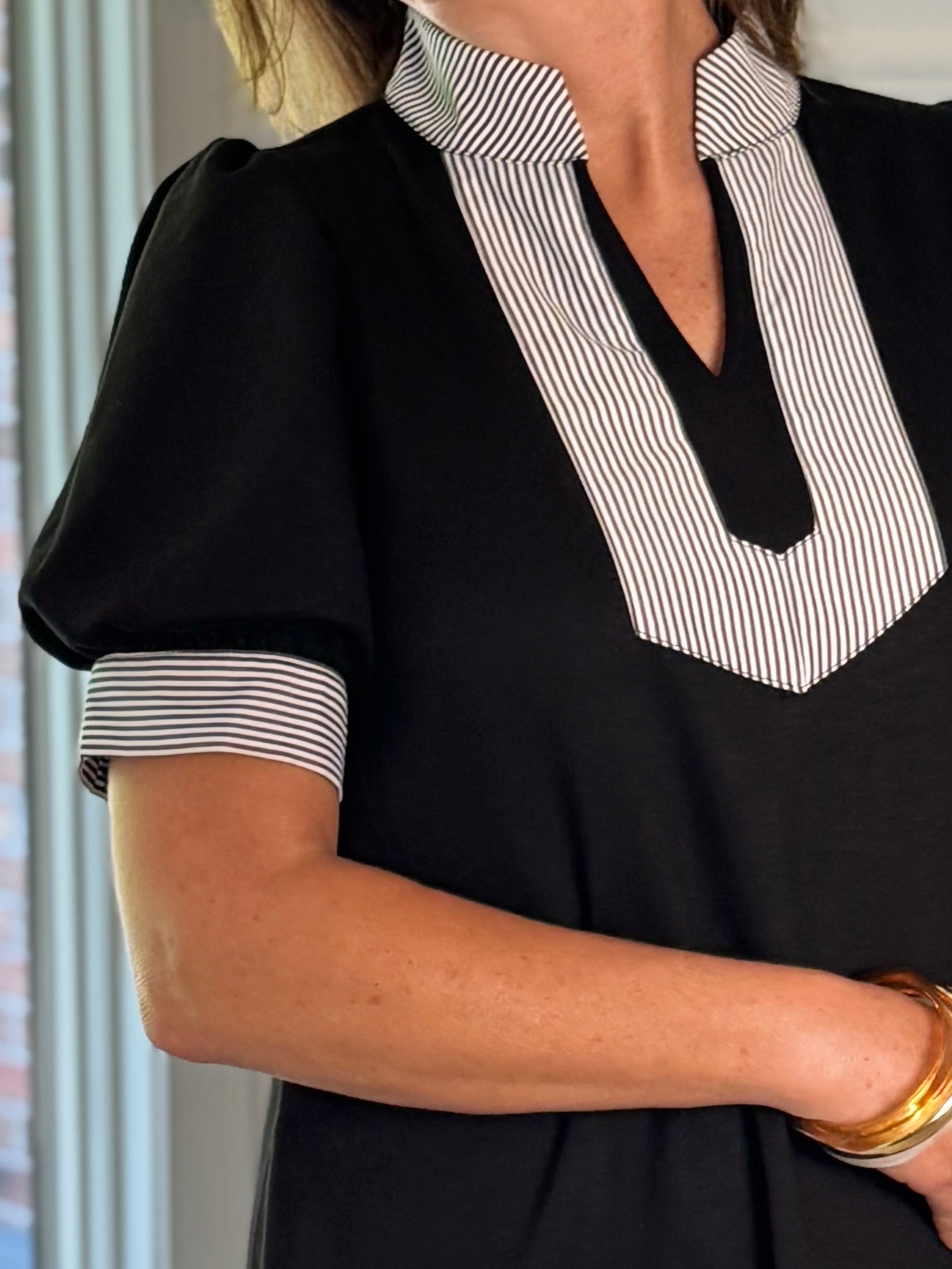 Timeless Contrast Dress