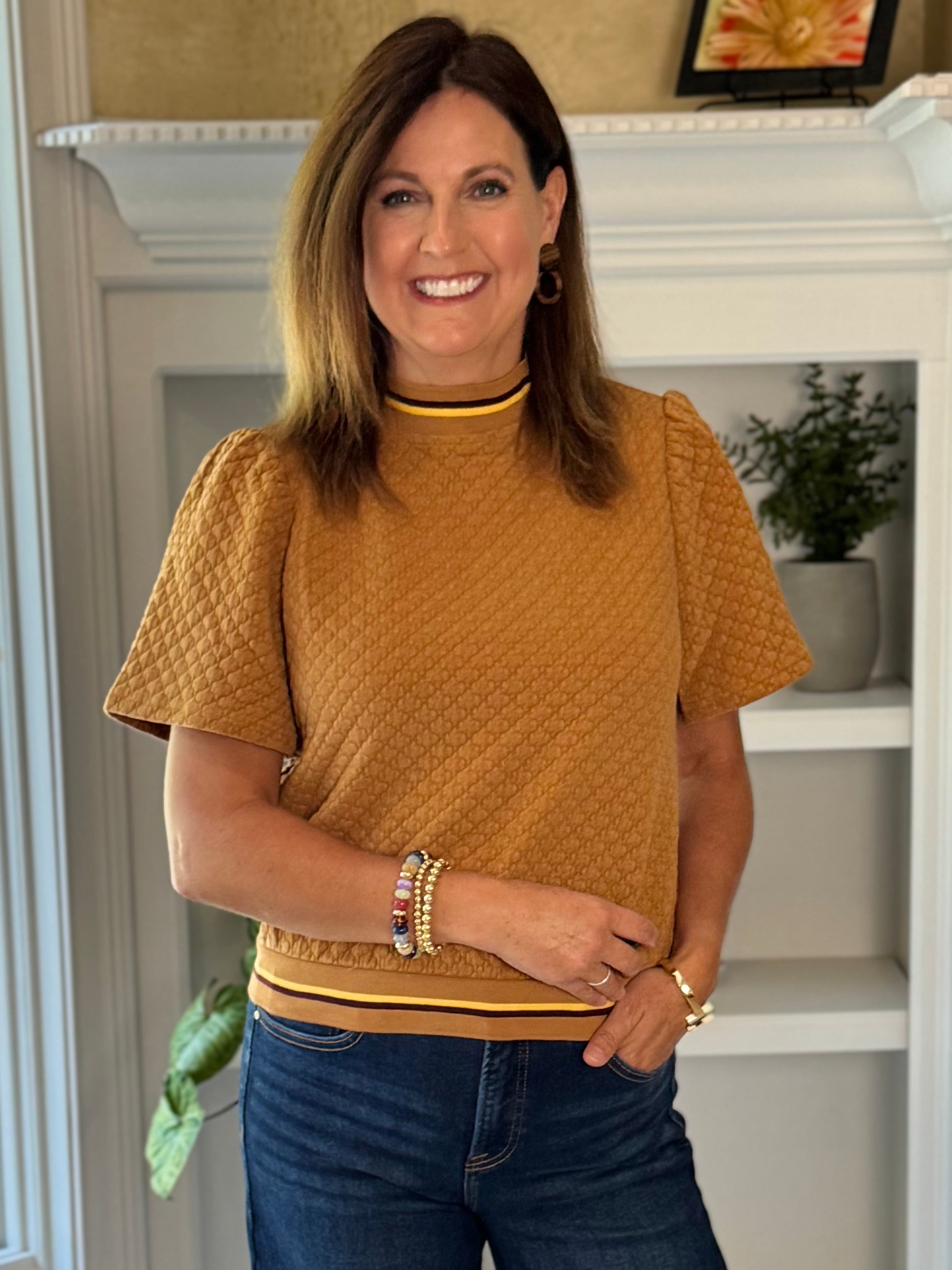 Honeycomb Charm Top