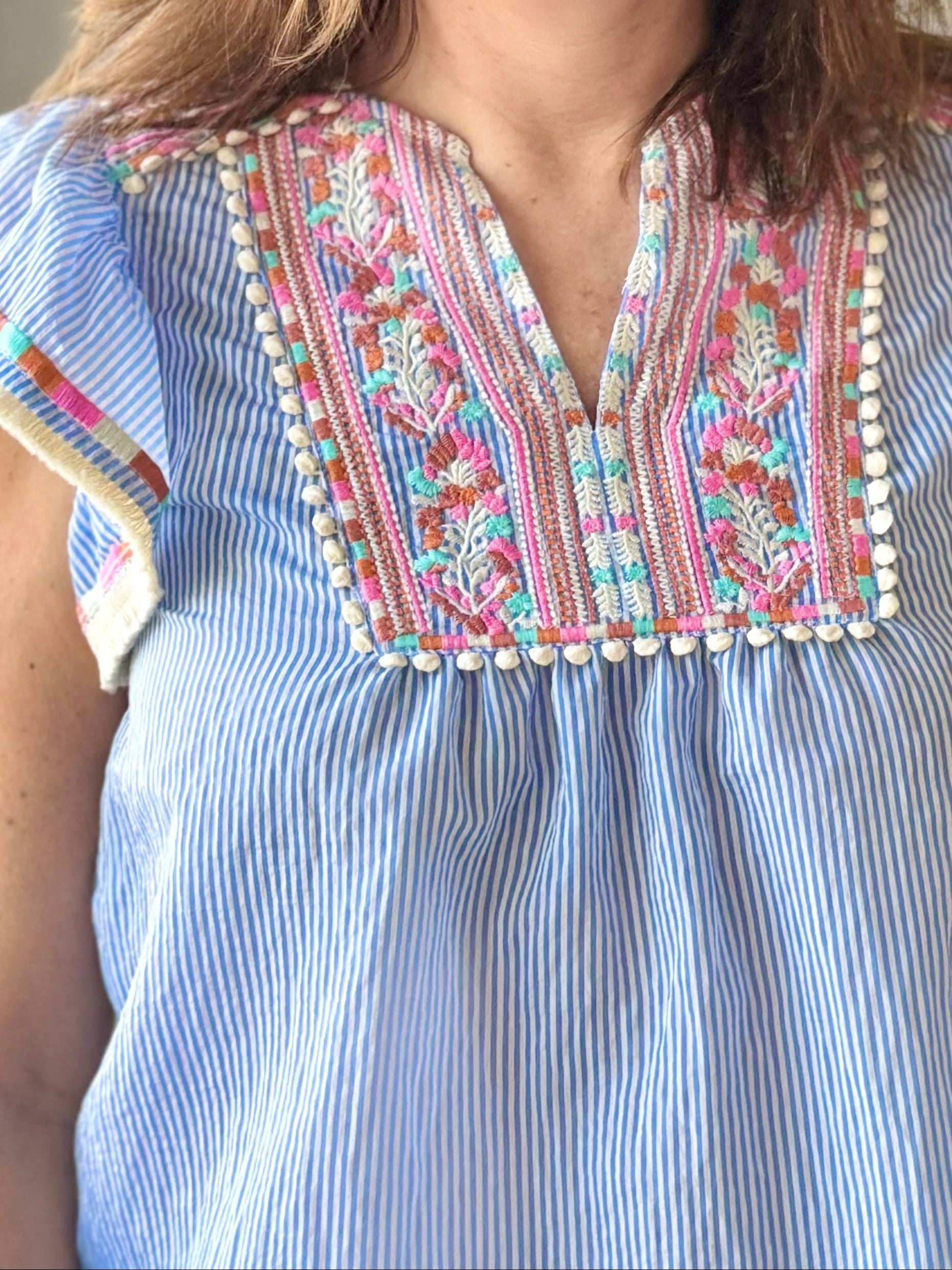 THML Summer Dreams Embroidered Top