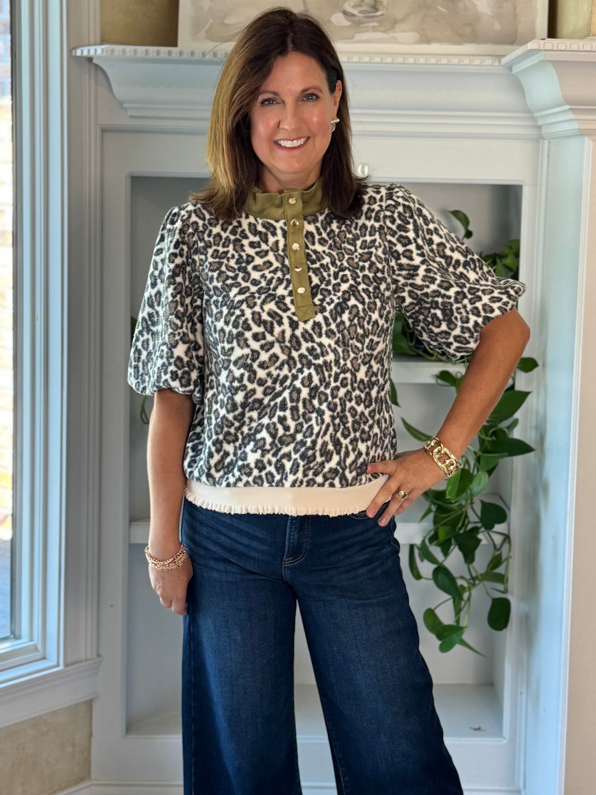 Wildly Charming Contrast Top