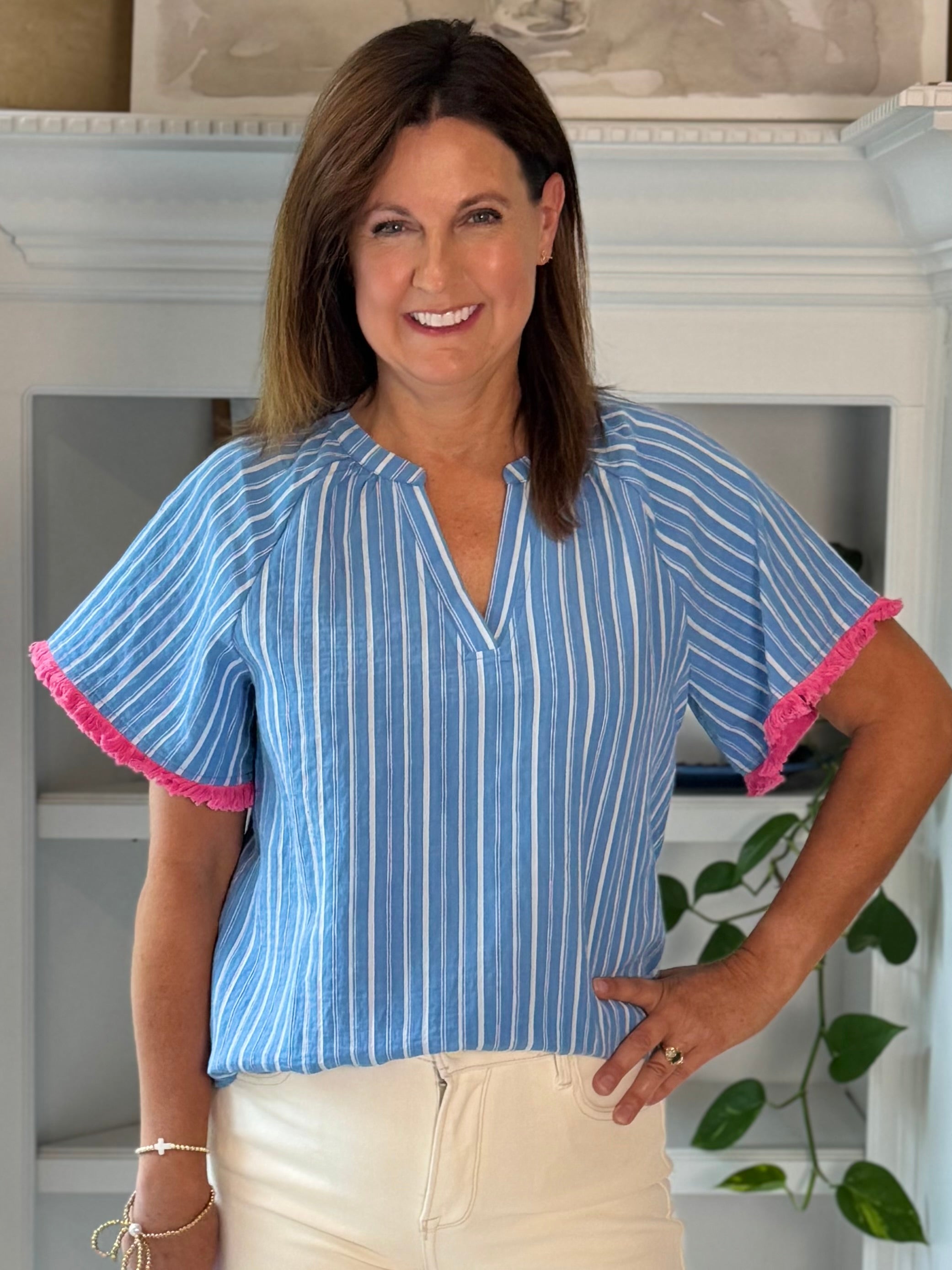 Pretty in Fringe Blouse