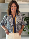 Midnight Safari Contrast Top