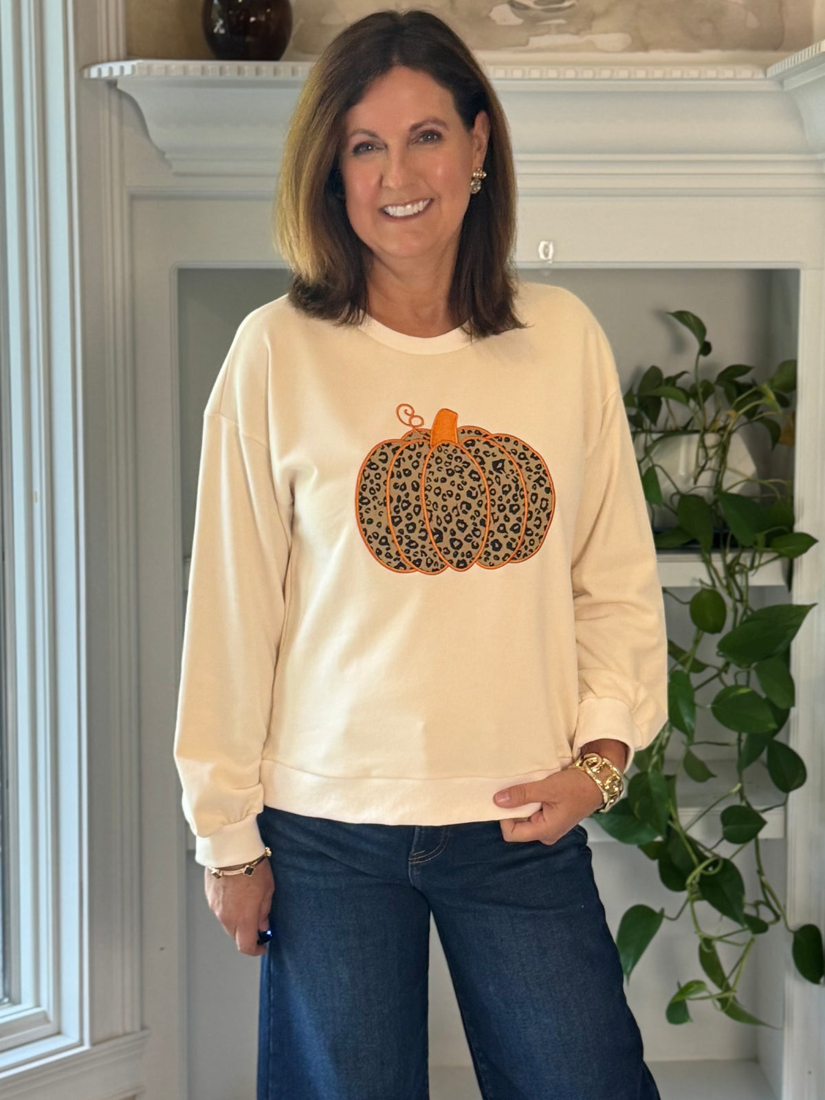 Patch Perfect Embroidered Sweatshirt