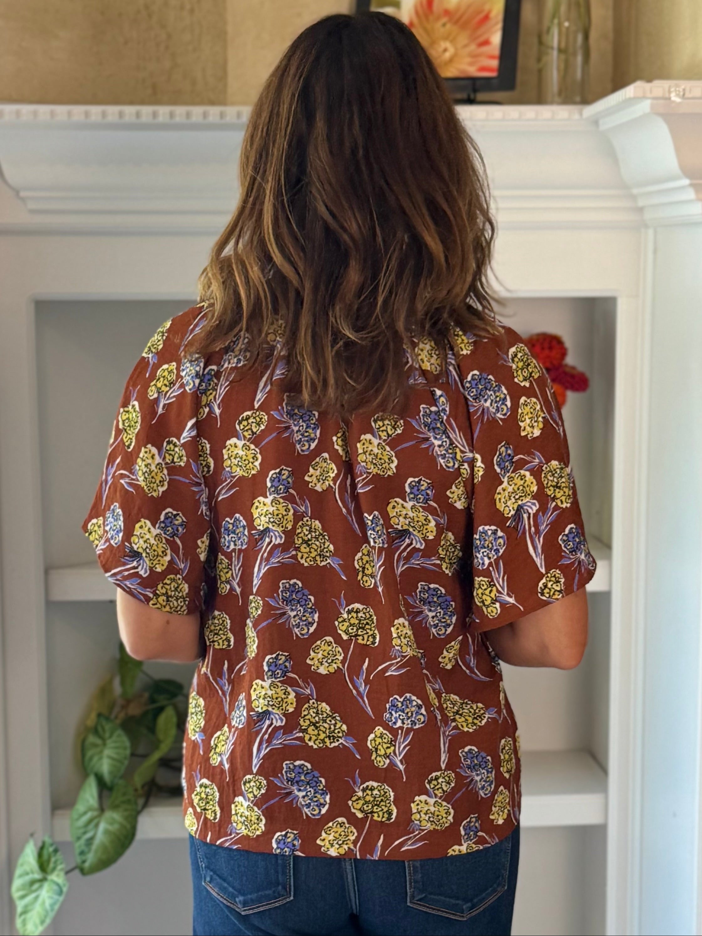 THML Rustic Garden Contrast Top