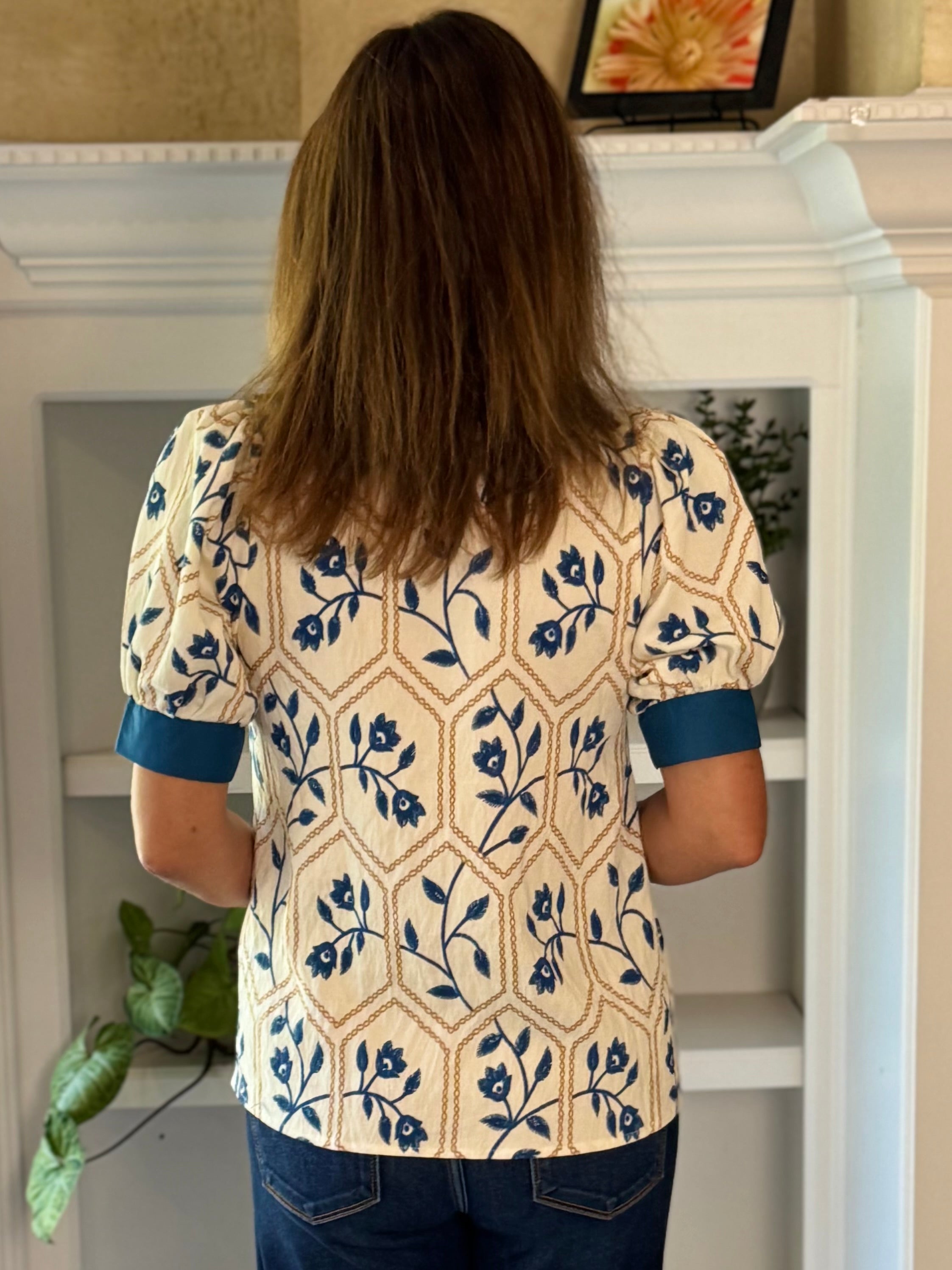 Teal Haven Blouse