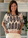 Tapestry Print Top