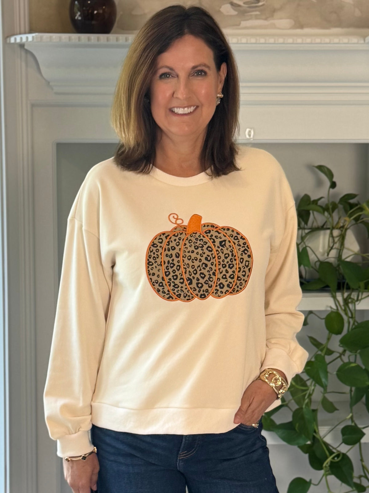 Patch Perfect Embroidered Sweatshirt