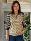 In the Mix Quarter-Zip Top