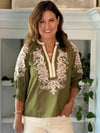 Lovely Details Embroidered Top