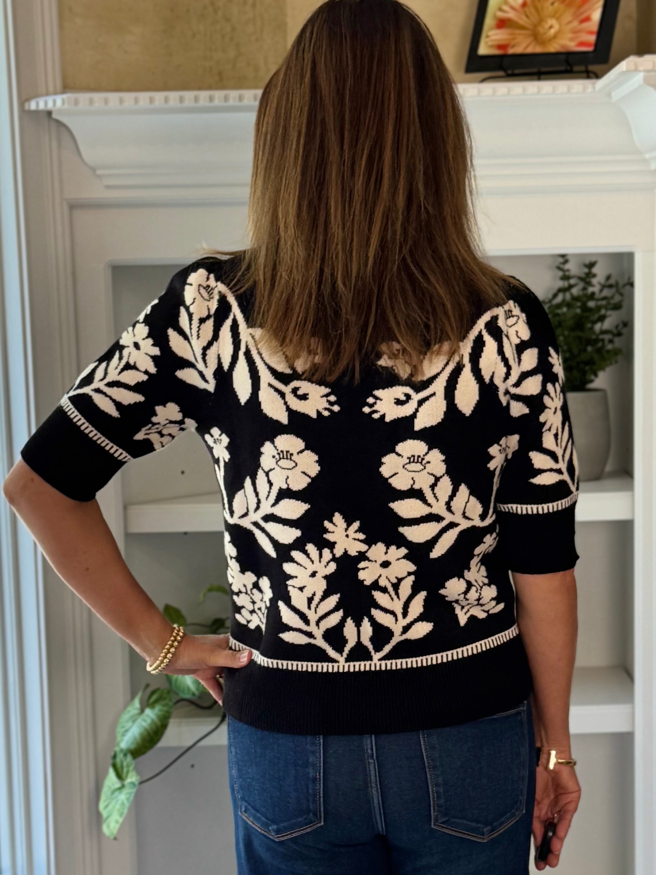 THML Twilight Floral Sweater
