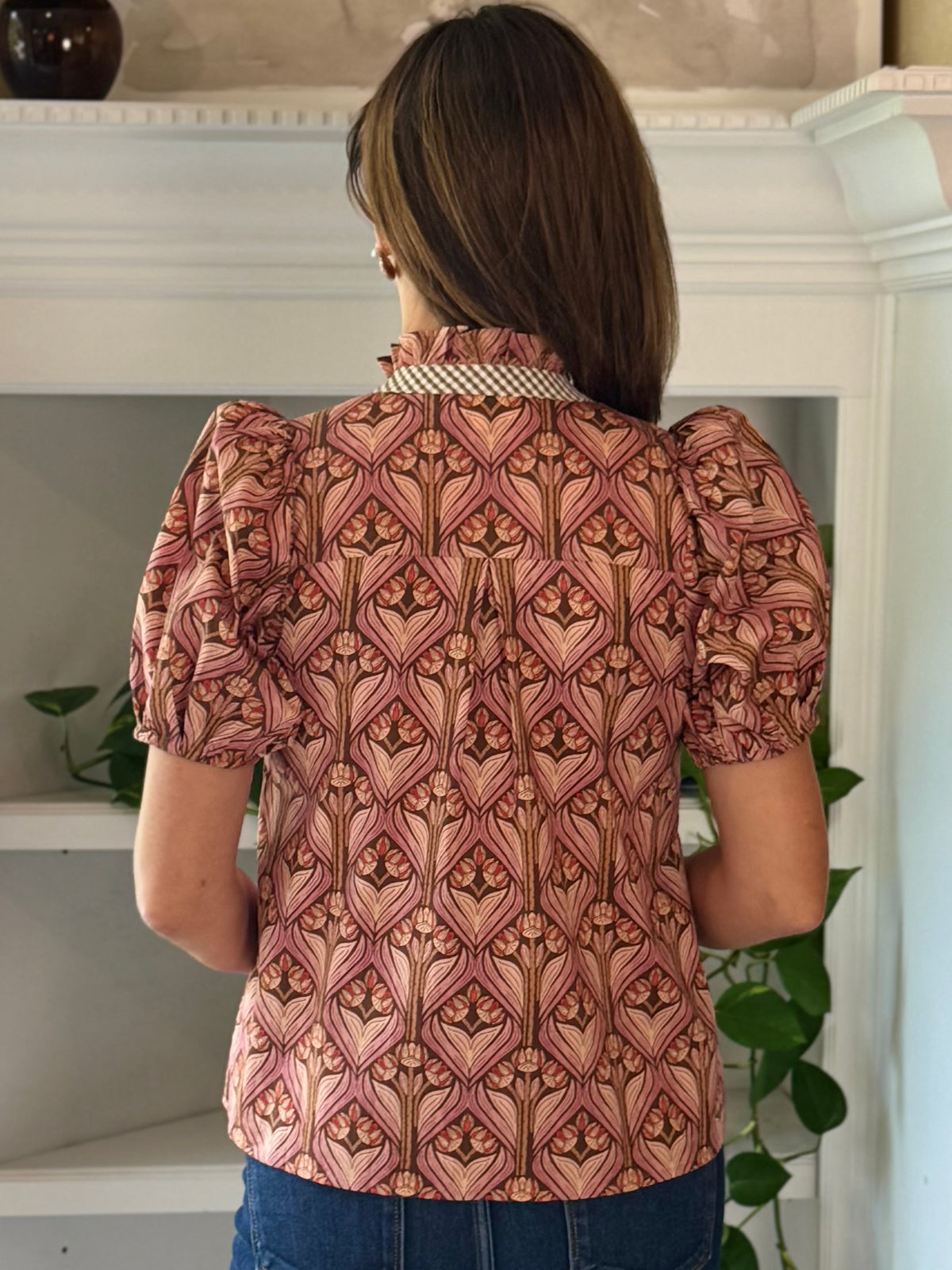 Double Take Print Top