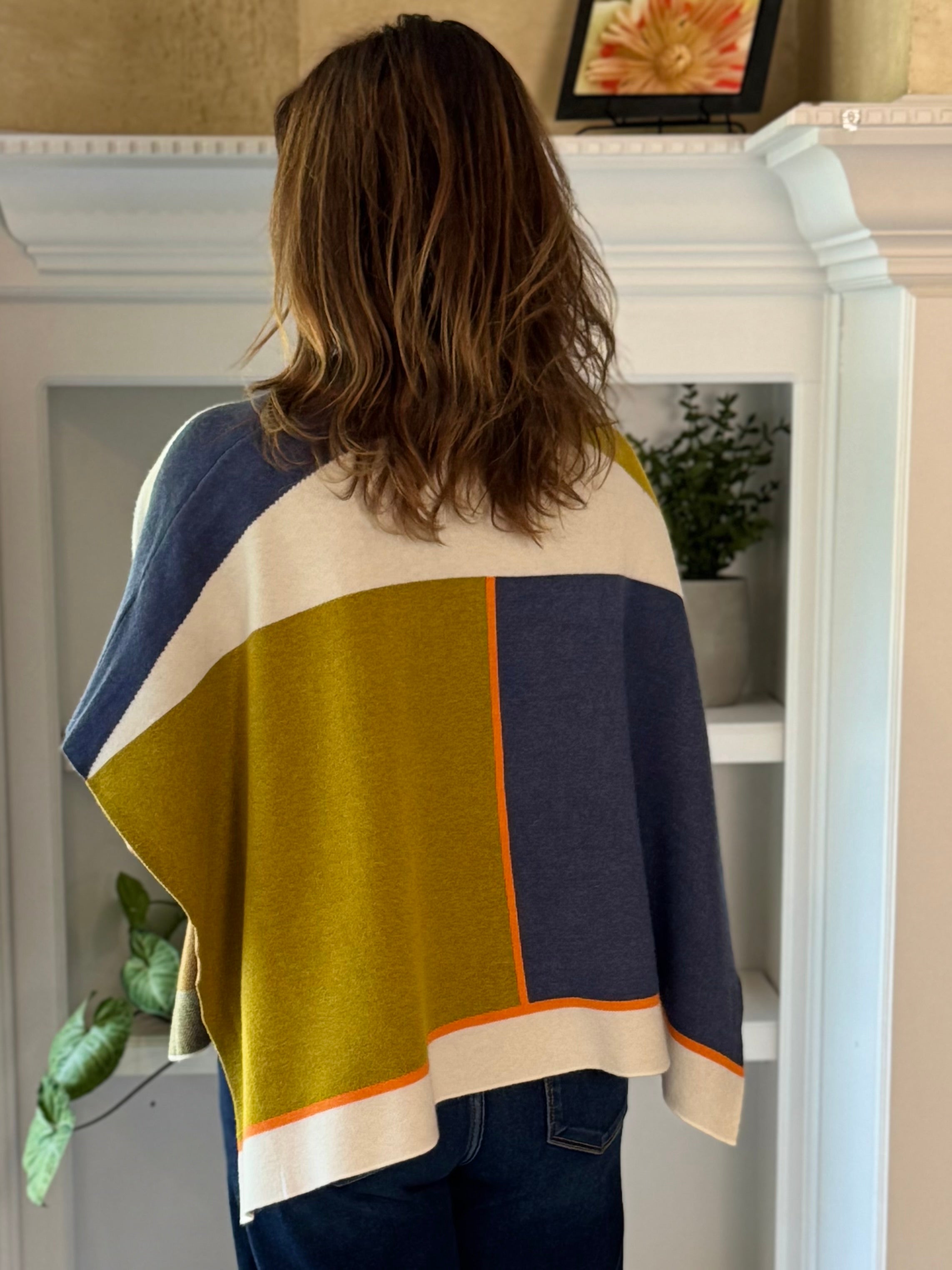 THML Colorblock Breeze Poncho